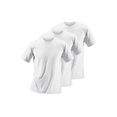 h.i.s t-shirt gemaakt van katoen (set van 3) wit