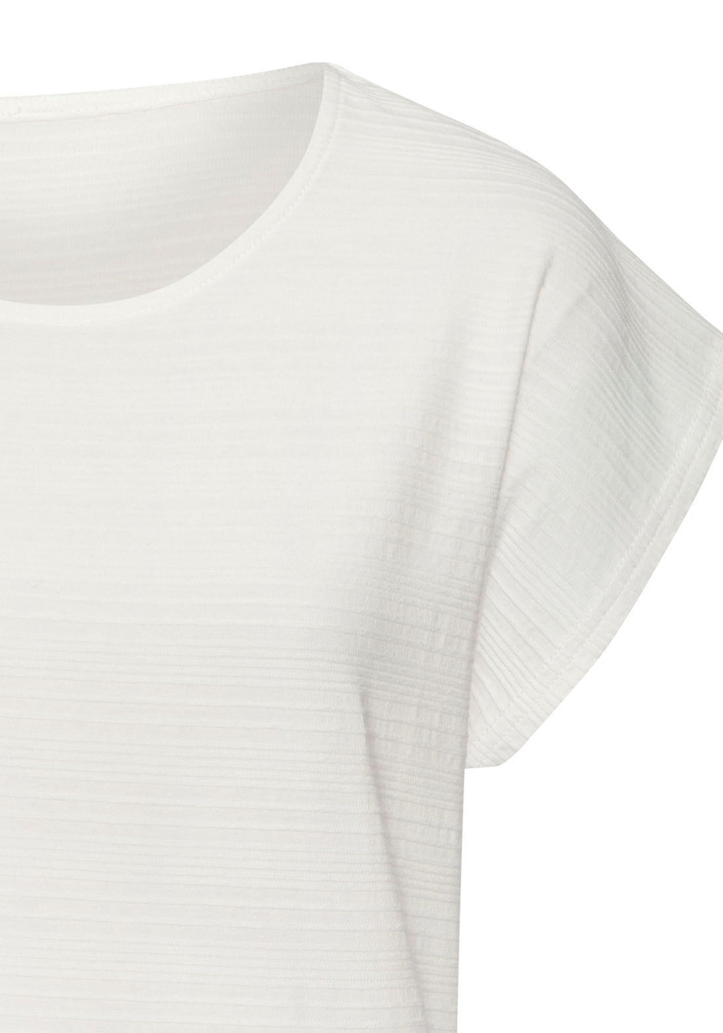Vivance T-shirt Met modieuze streepstructuur in een zachte katoenkwaliteit (1-delig)