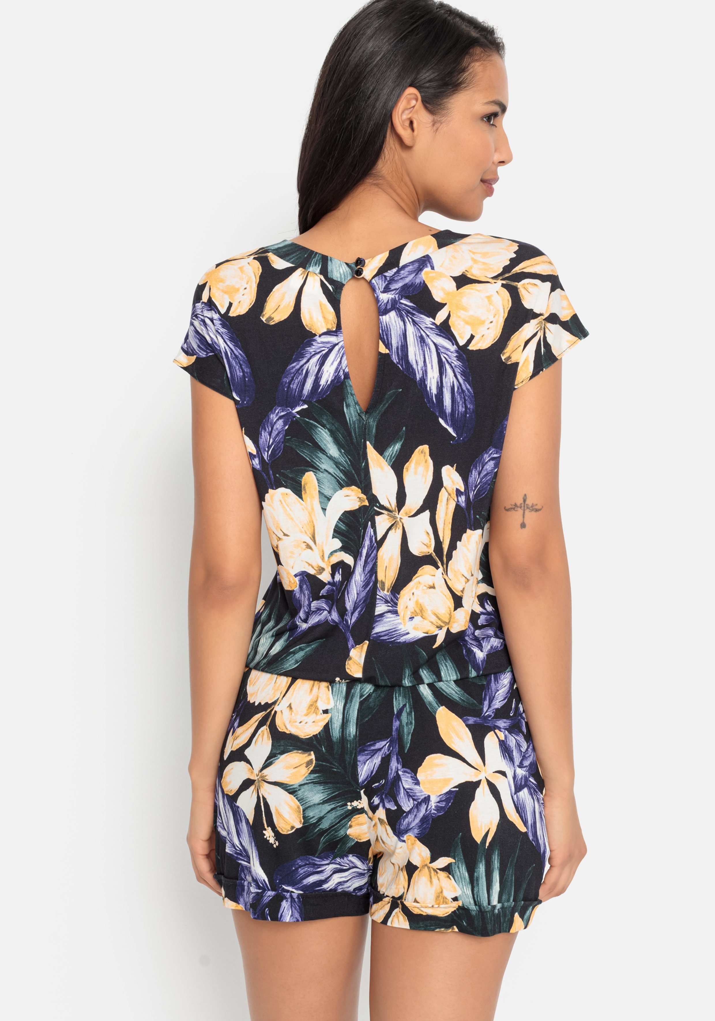 Lascana Korte jumpsuit met print all-over