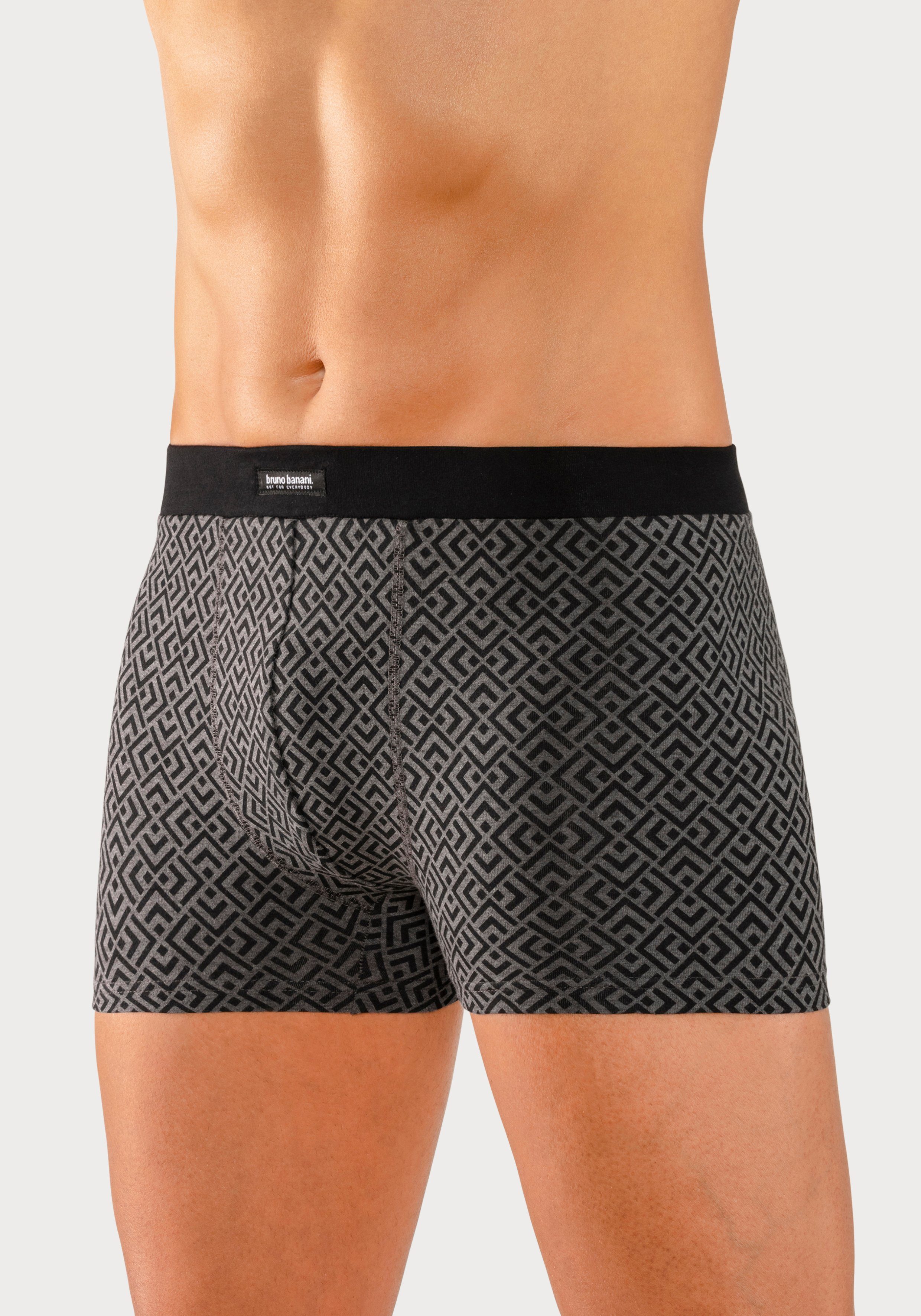 Bruno Banani Boxershort 1x met een modieuze print (set, 3 stuks)