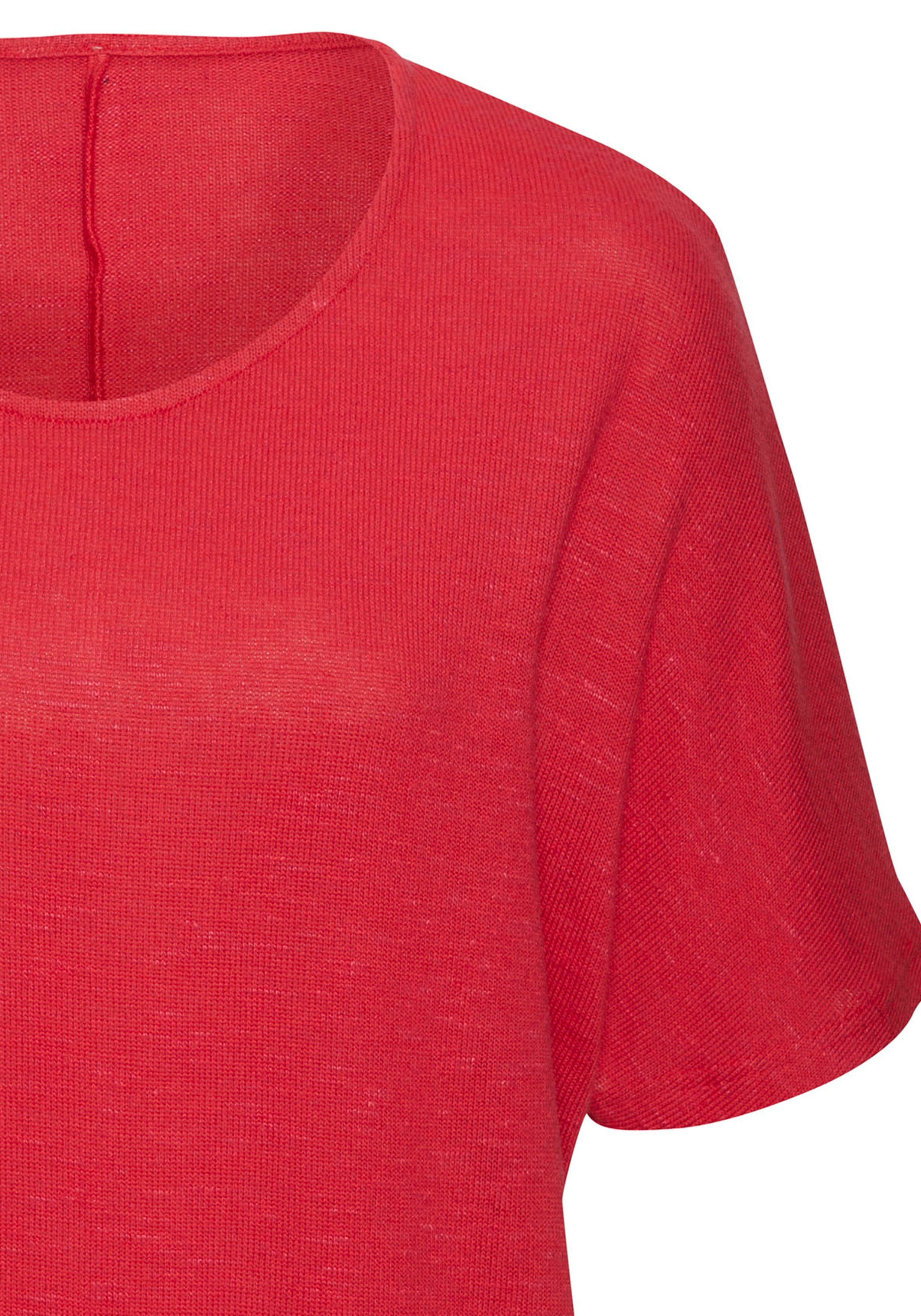 Vivance Shirt met korte mouwen Met brede tailleband van zacht viscose-fijntricot