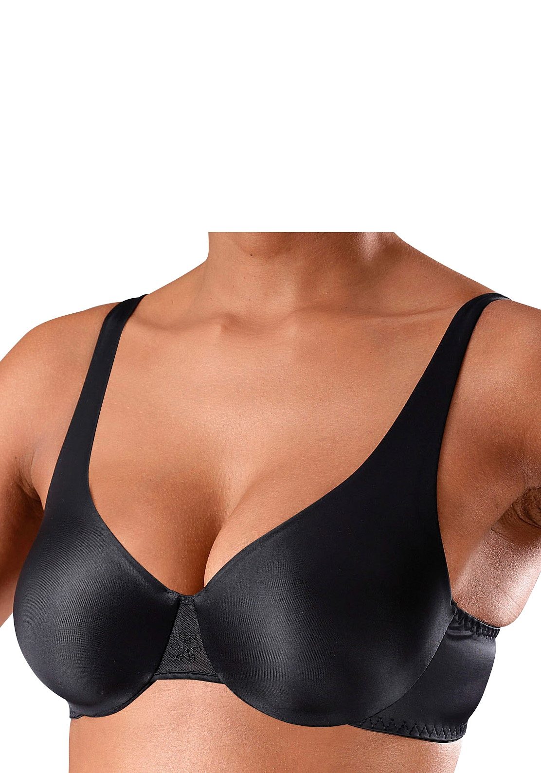 Nuance T-shirt-bh met beugel en naadloze, dubbellaagse cups (Set van 2)