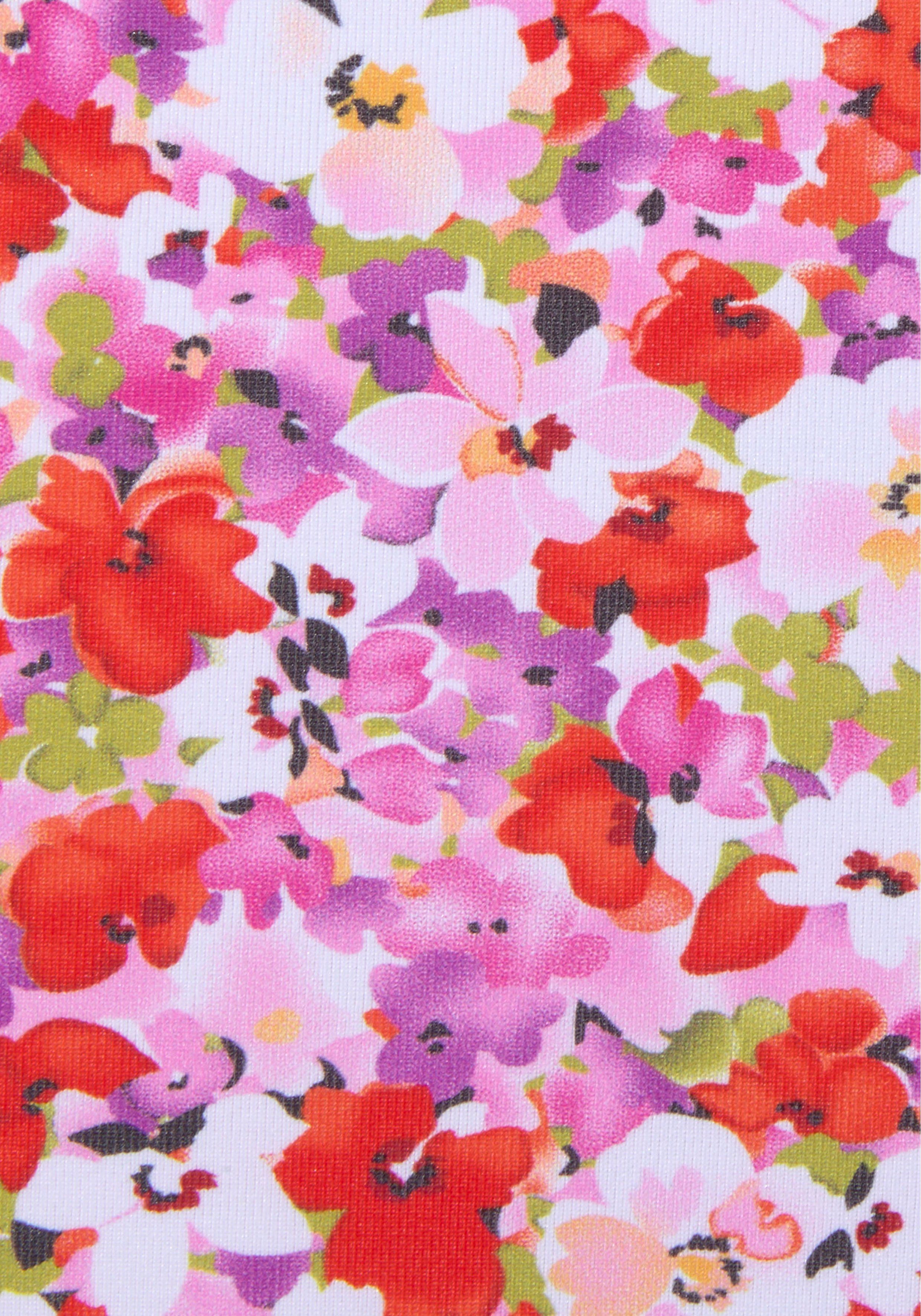 Lascana Bikinibroekje Jasmijn in korte snit met bloemenprint