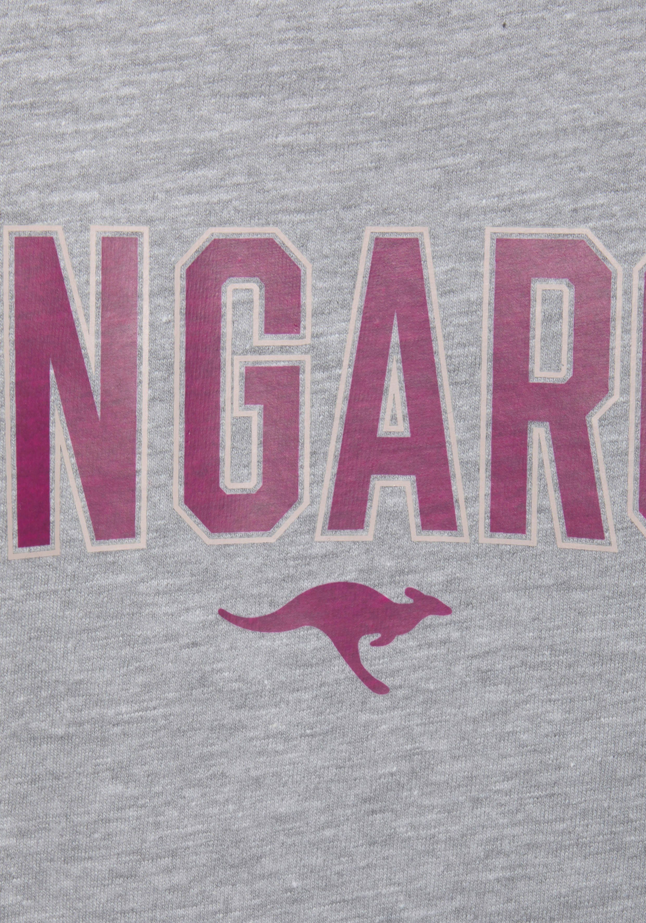 KangaROOS Big-shirt met contrastkleurige raglanmouwen