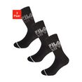 fila sokken met geribde schacht (3 paar) zwart