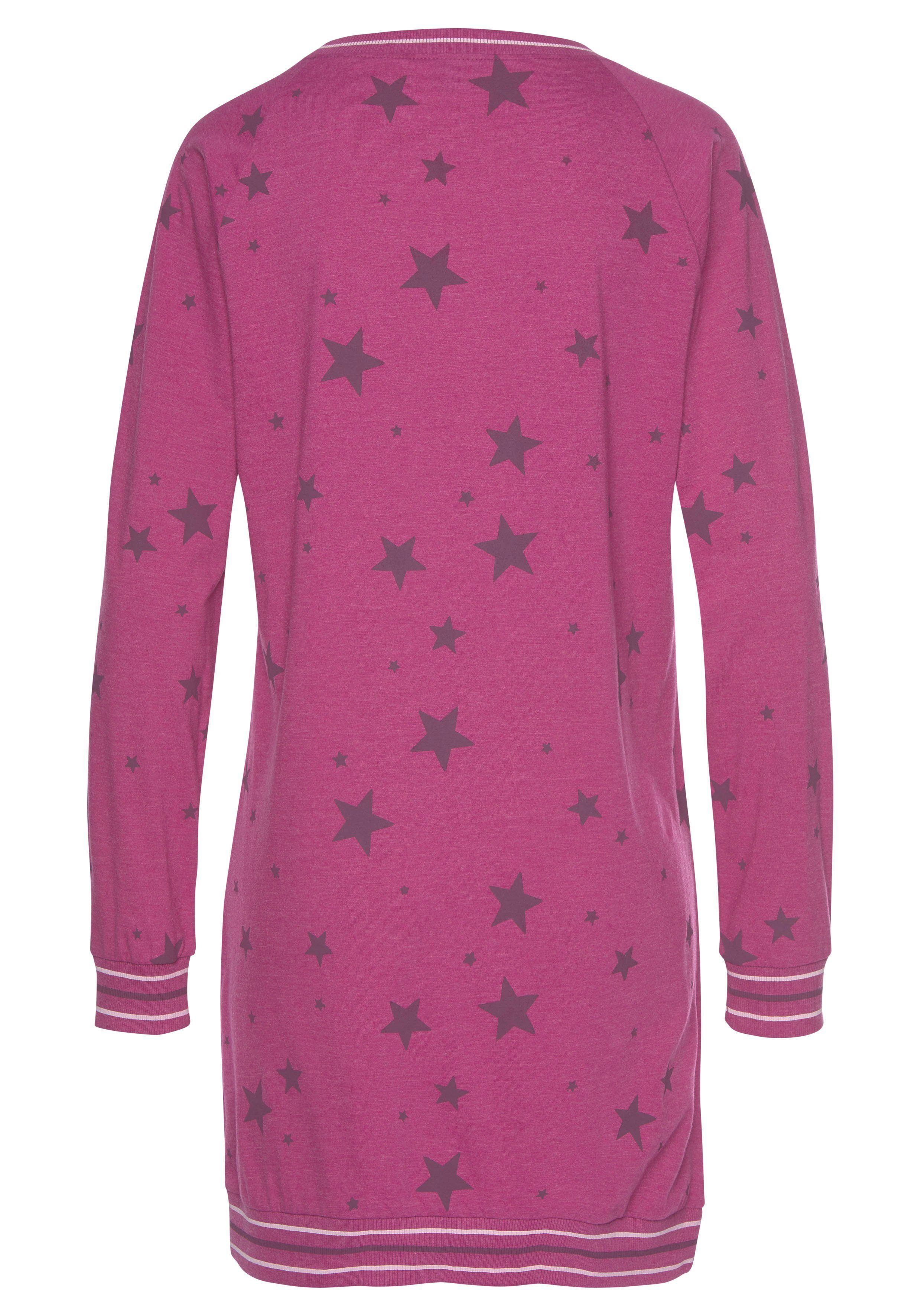 Vivance Dreams Nachthemd met trendy sterrenprint
