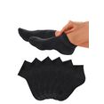 h.i.s korte sokken met heerlijk zachte frottébinnenkant (6 paar) zwart