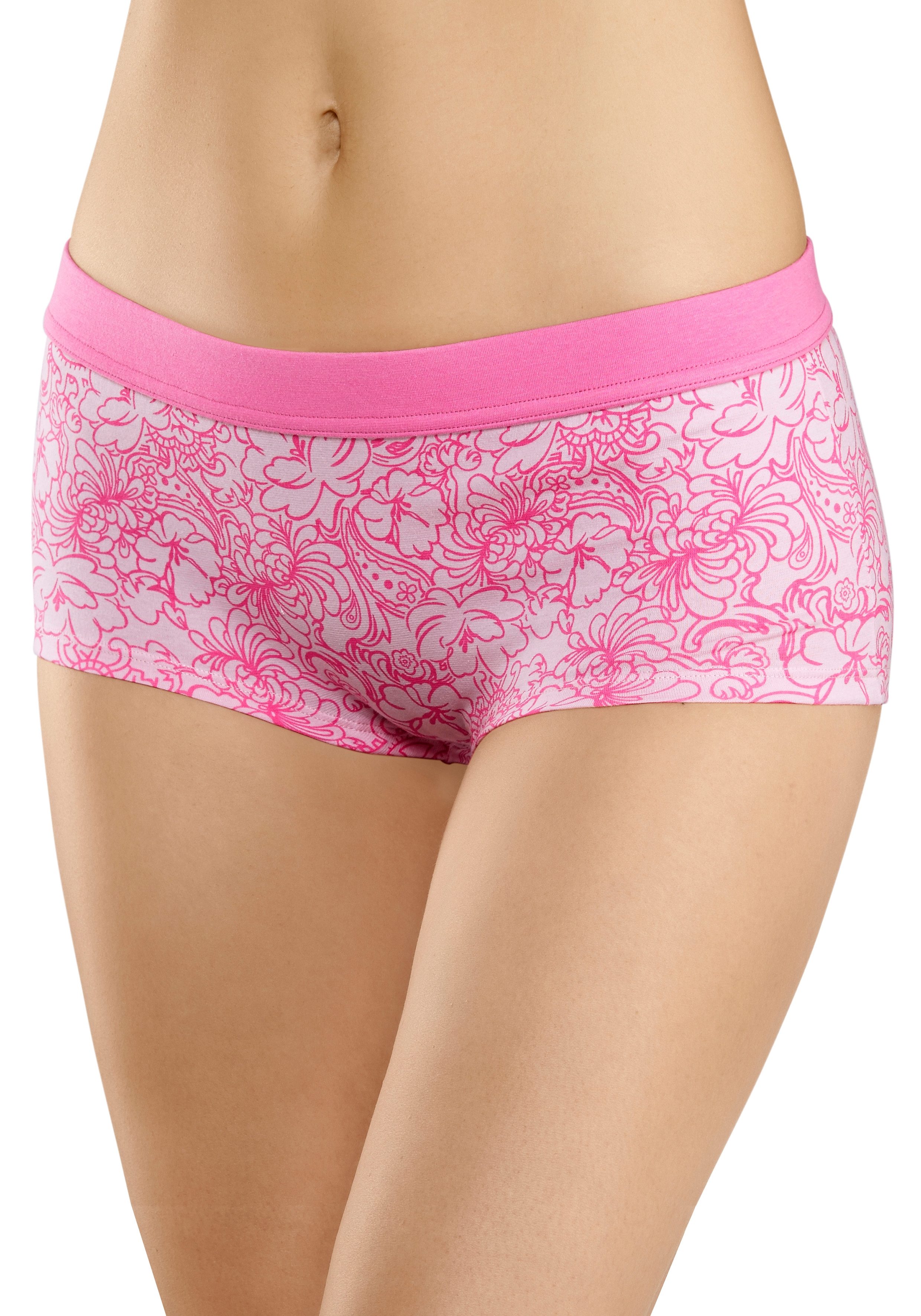 Petite fleur Hipster van elastisch katoen (6 stuks, Set van 6)