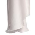 lascana satijnen jurk met een asymmetrische zoom wit
