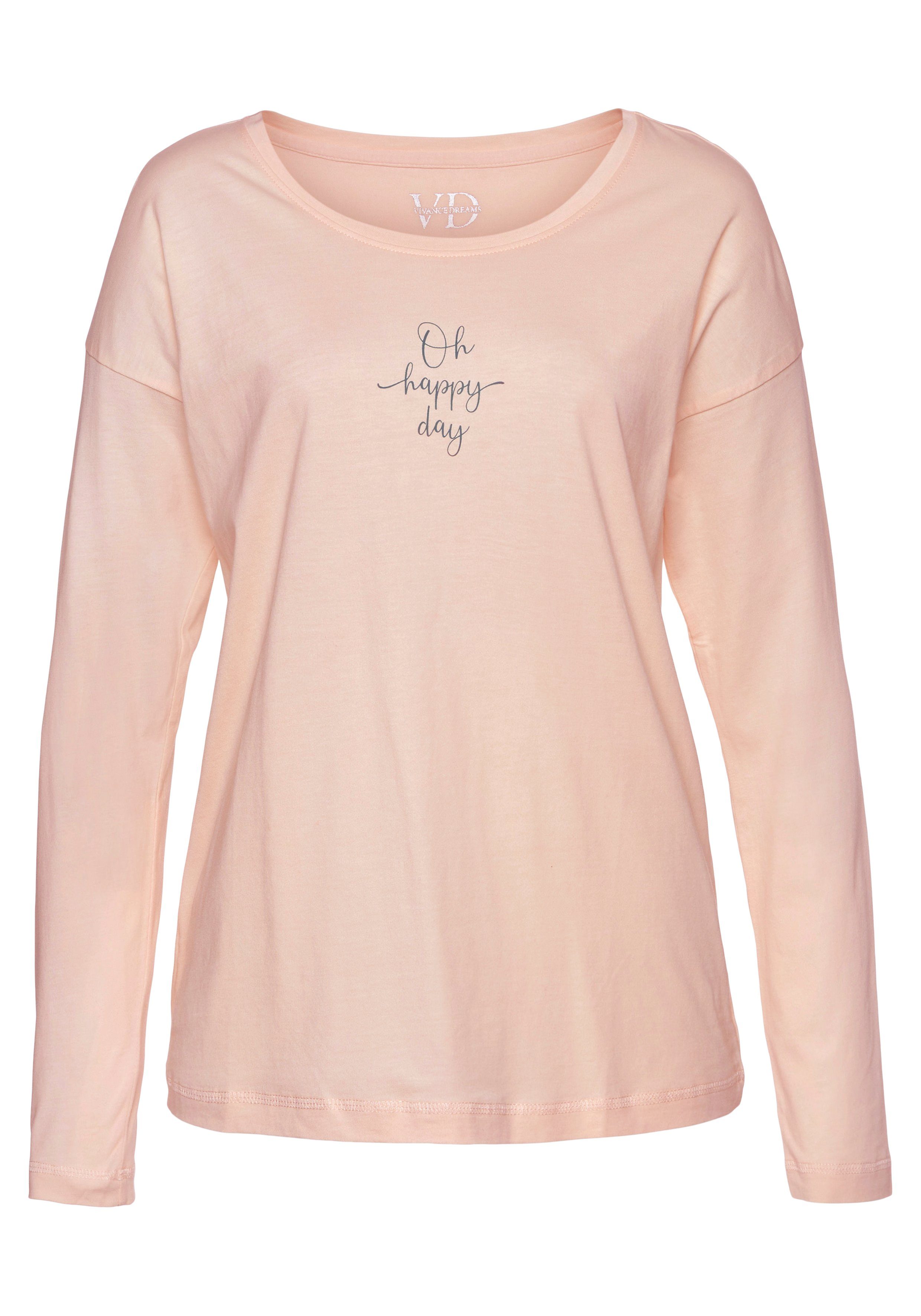 Vivance Dreams Pyjama top met zomer-statementprint