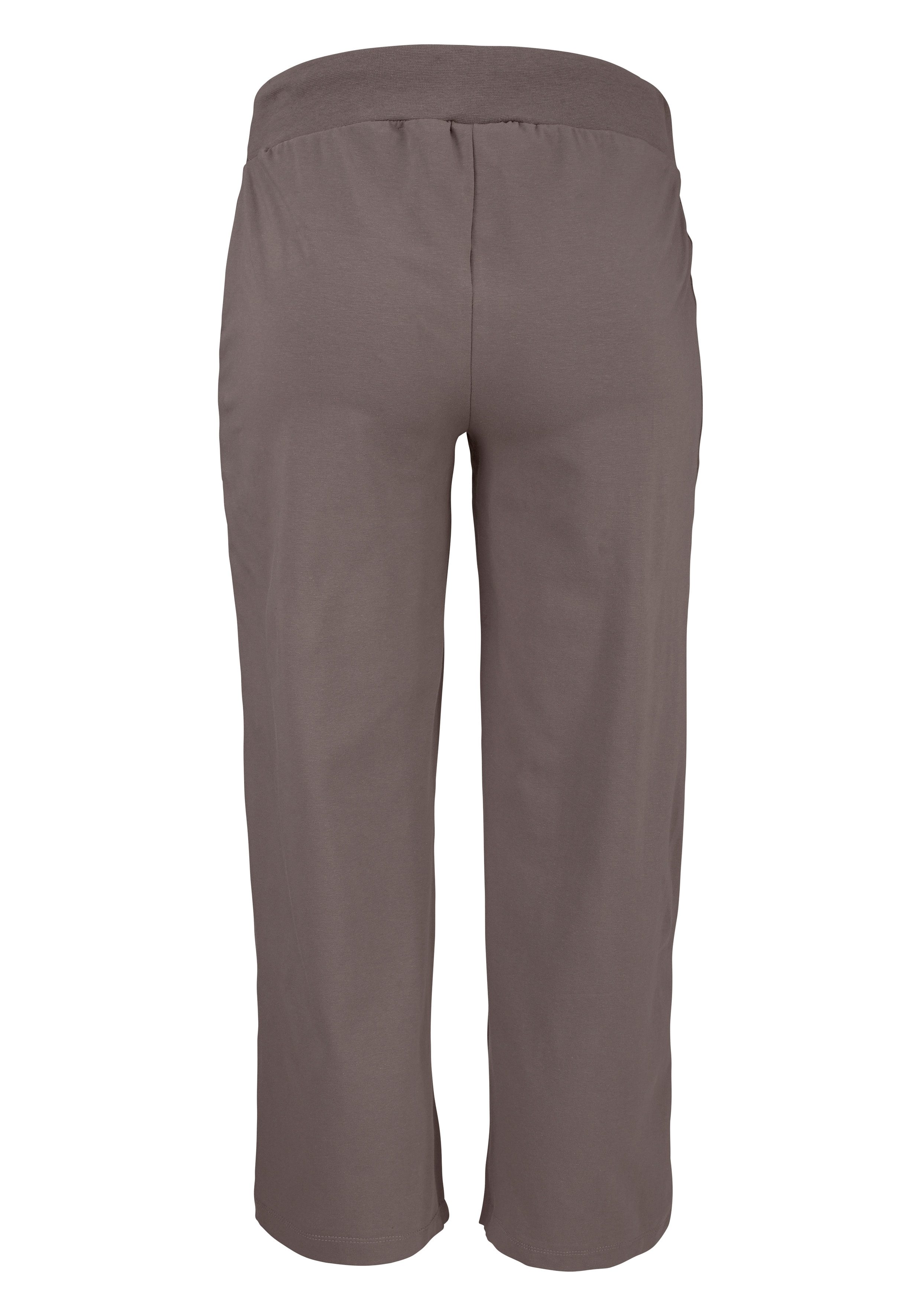 Beachtime 7/8-strandbroek van zachte jersey, wide leg, joggingbroek, loungebroek