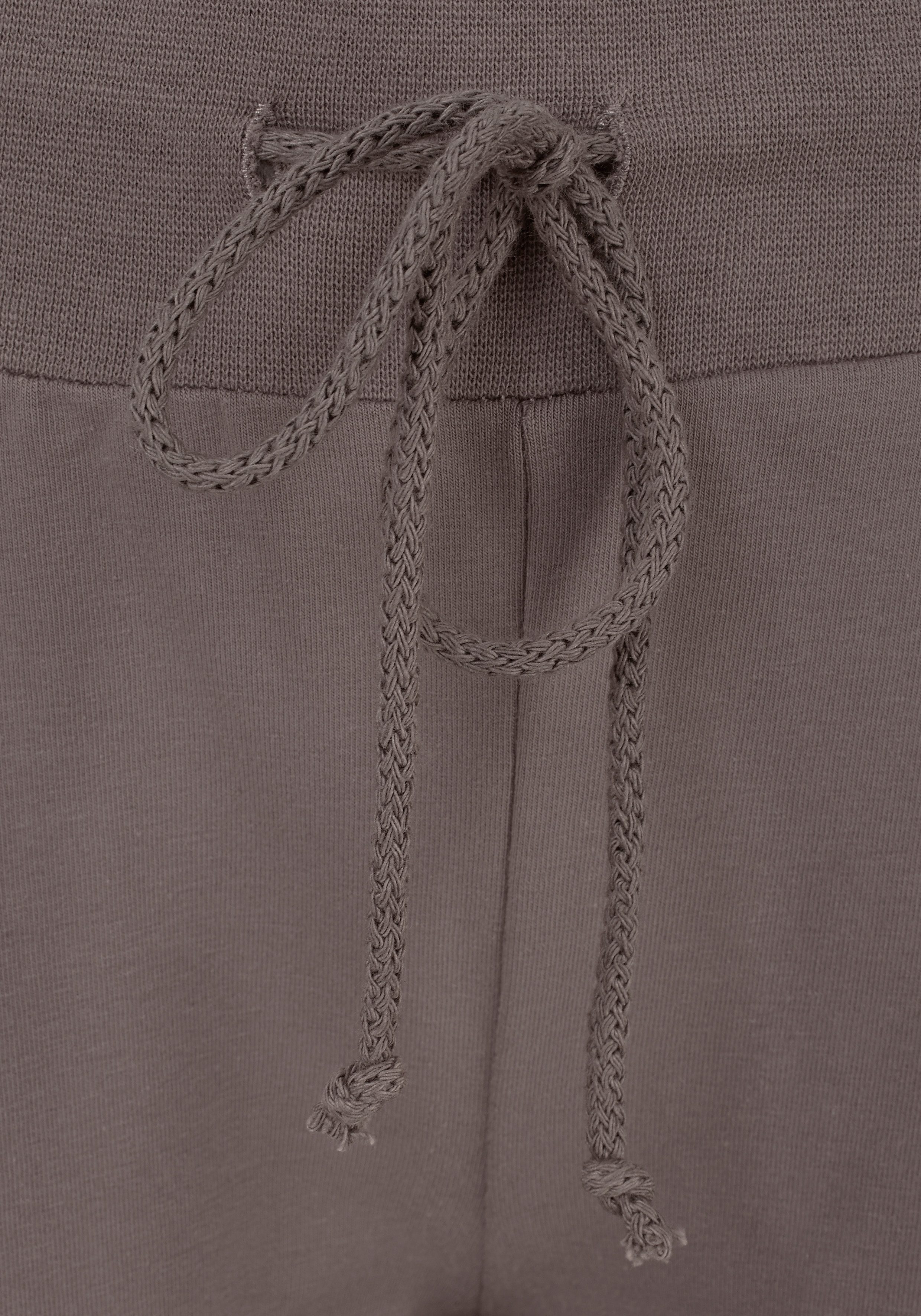 Beachtime 7/8-strandbroek van zachte jersey, wide leg, joggingbroek, loungebroek