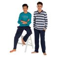 le jogger pyjama in lang model (set, set van 2) multicolor