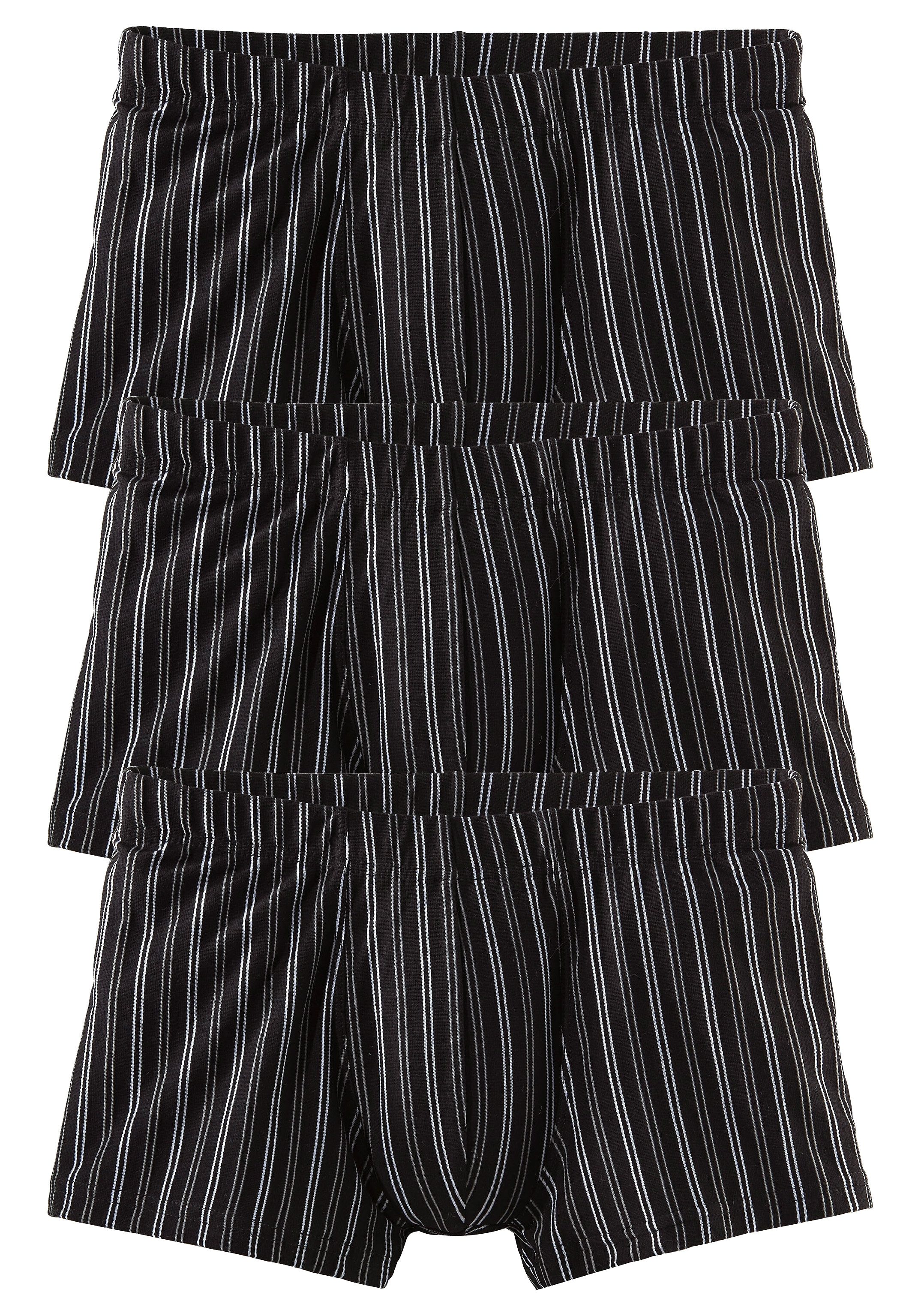 le jogger® Boxershort voor heren met strepen van voorgeverfd garen (set, 3 stuks)
