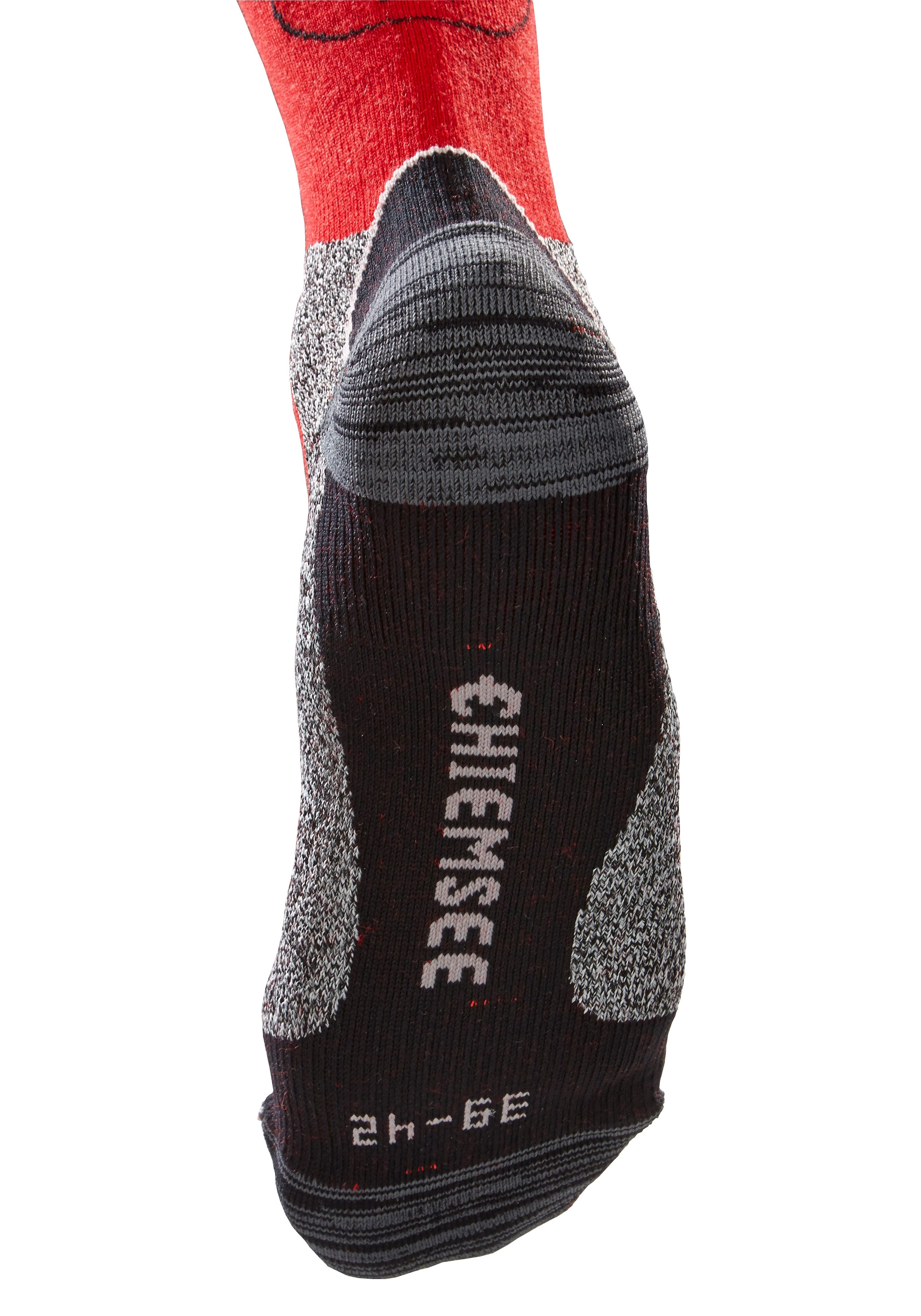Chiemsee Wandelsokken met zacht verdikte dempingszones (set, 2 paar) heren maat 47-48 multicolor