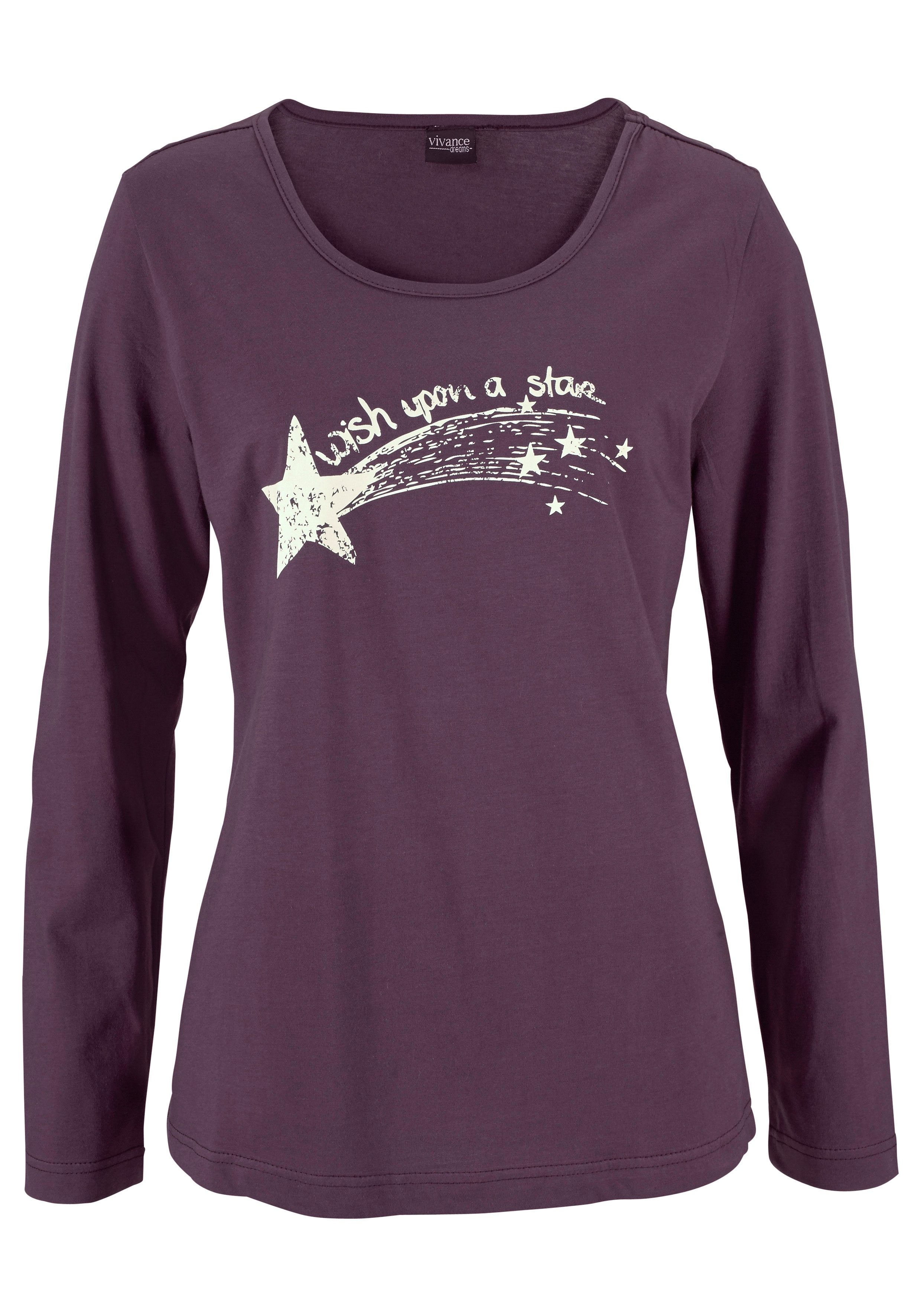 Vivance Dreams Pyjama met sterrenprint (4-delig, Set van 2)