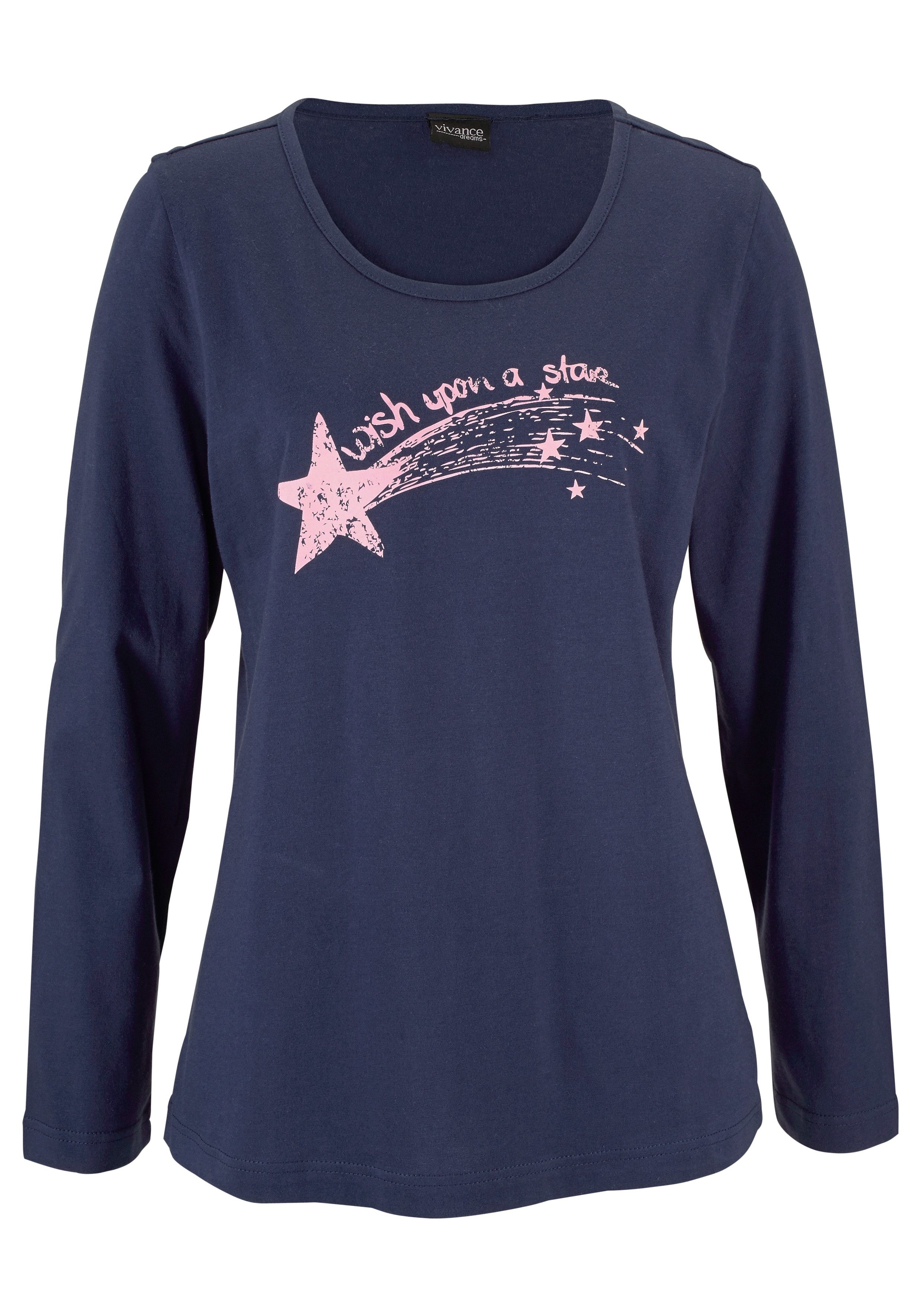 Vivance Dreams Pyjama met sterrenprint (4-delig, Set van 2)