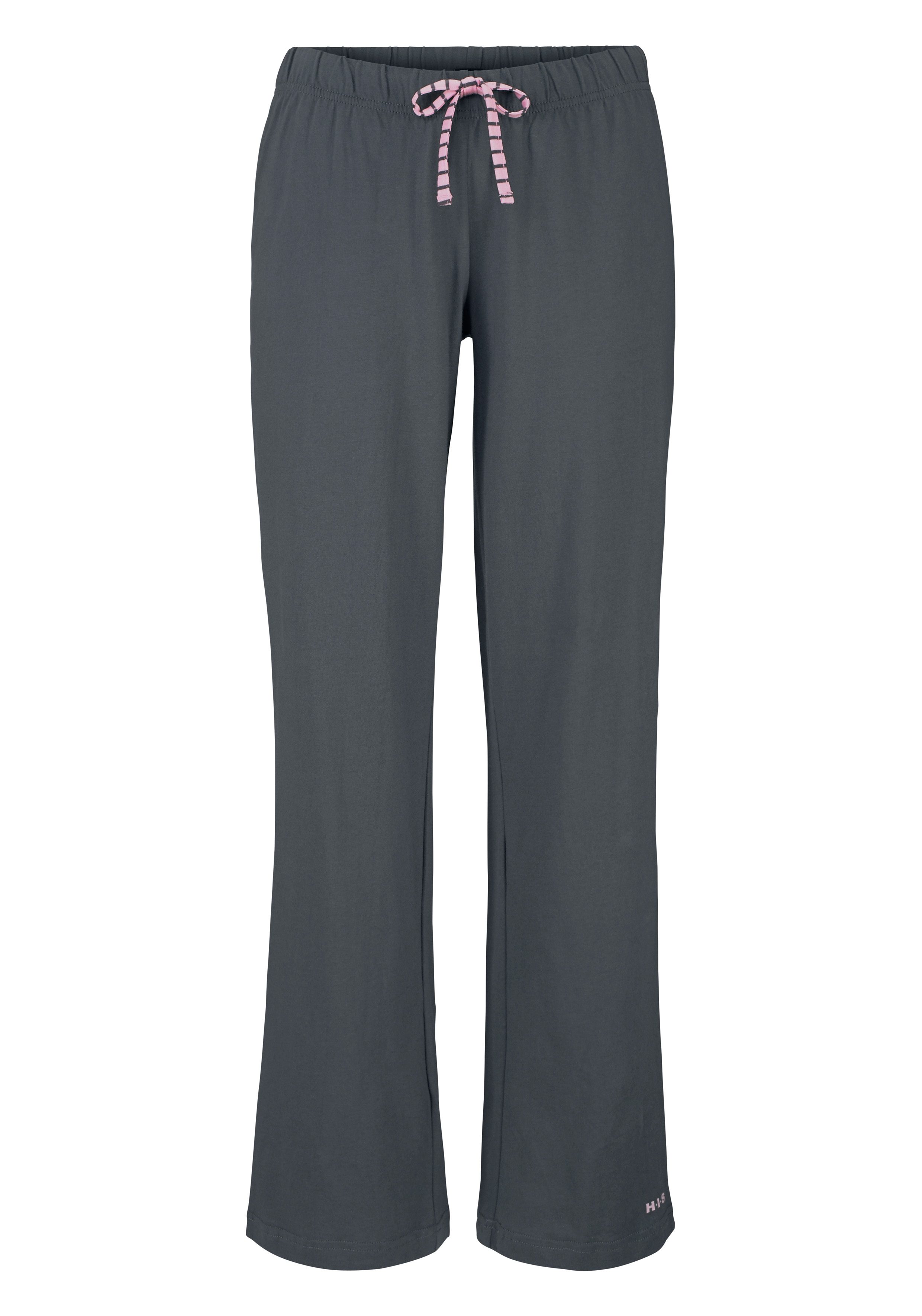 H.I.S Pyjama met strepen van voorgeverfd garen (2-delig, 1 stuk)