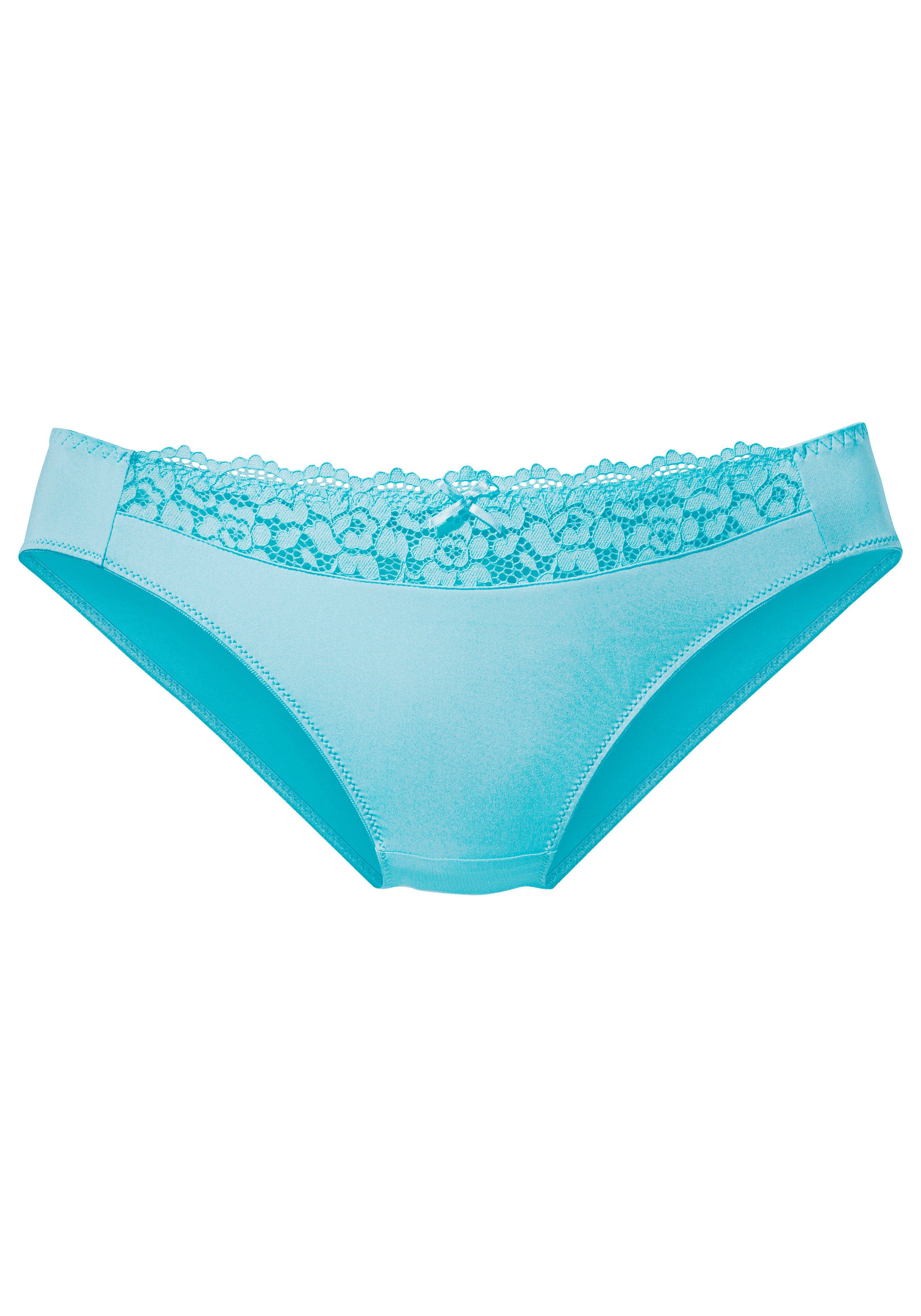 Vivance Slip met mooi kant-inzet slips maat 32/34 blauw