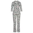 buffalo pyjama met luipaardmotief wit