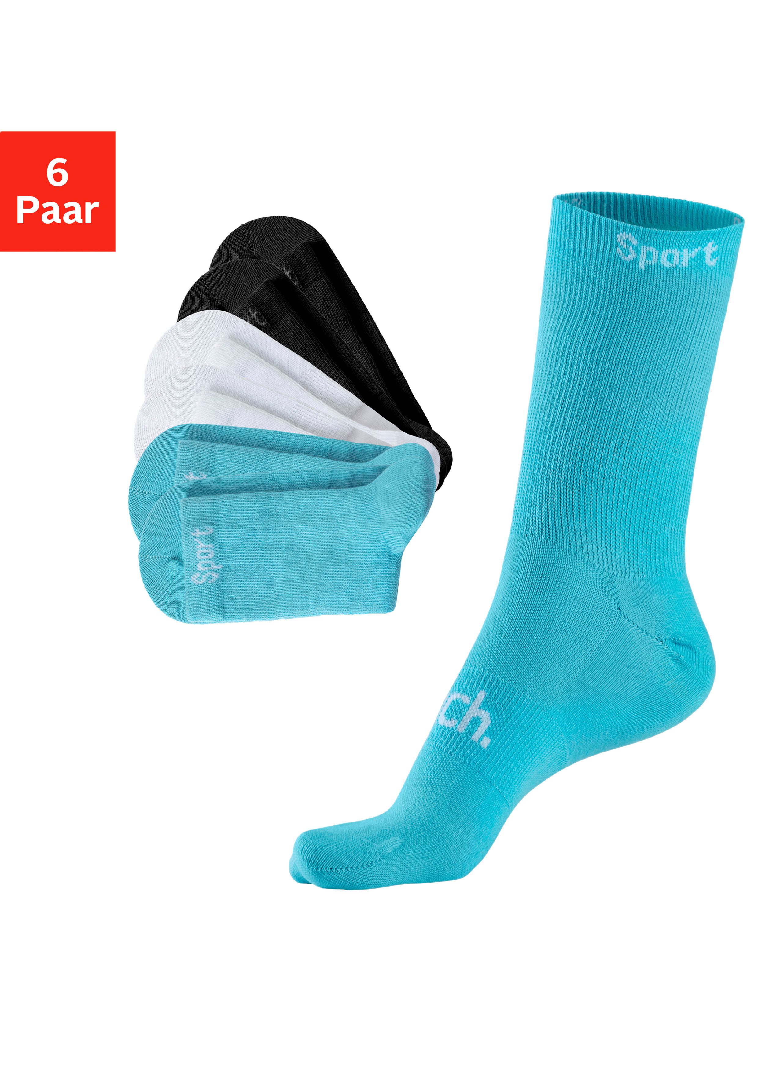 Bench. Sportsokken met antibacteriële vochtregulering (set, 6 paar)