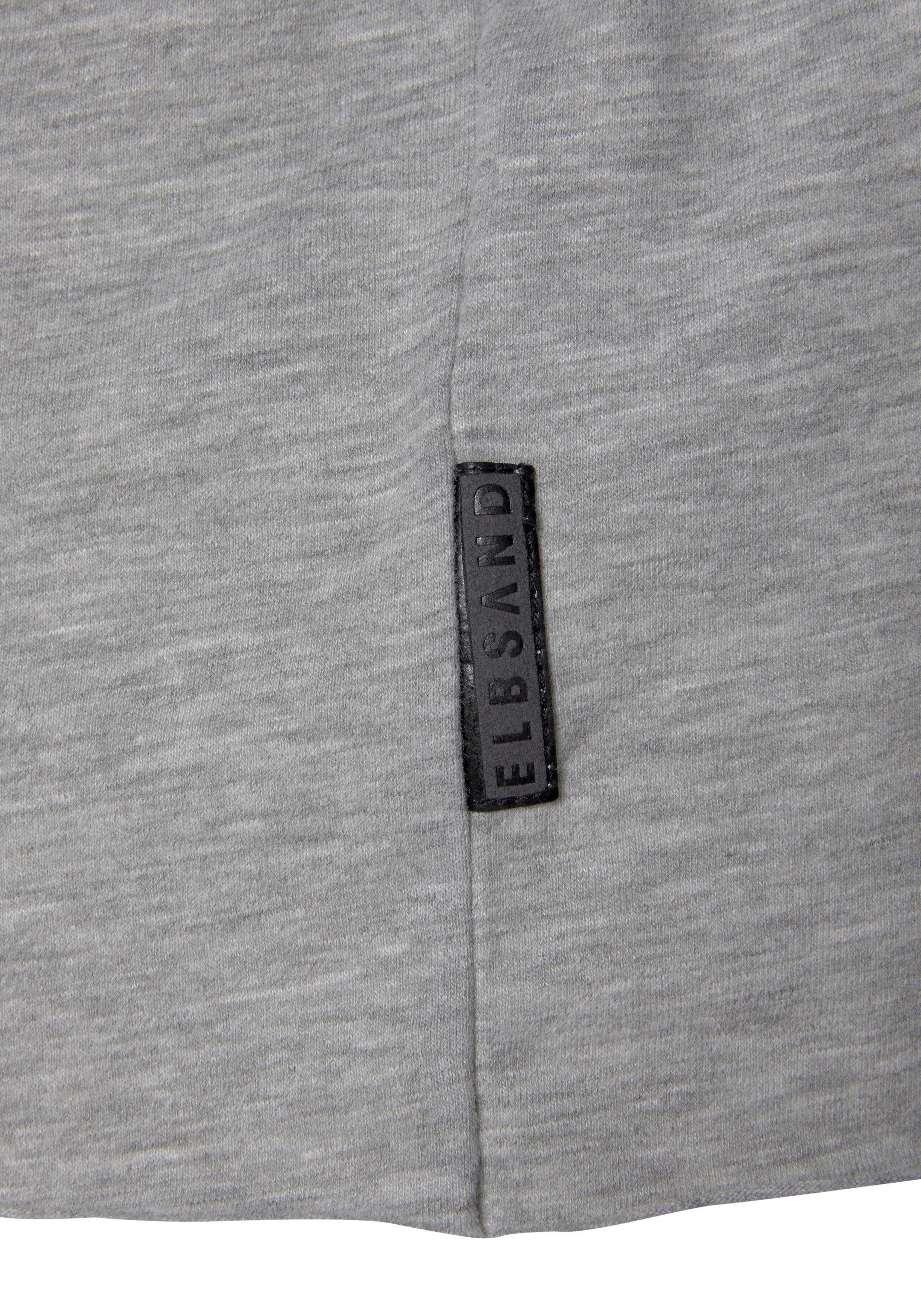 Elbsand Shirt met lange mouwen Eltje met logoprint op de rug, longsleeve van katoenmix