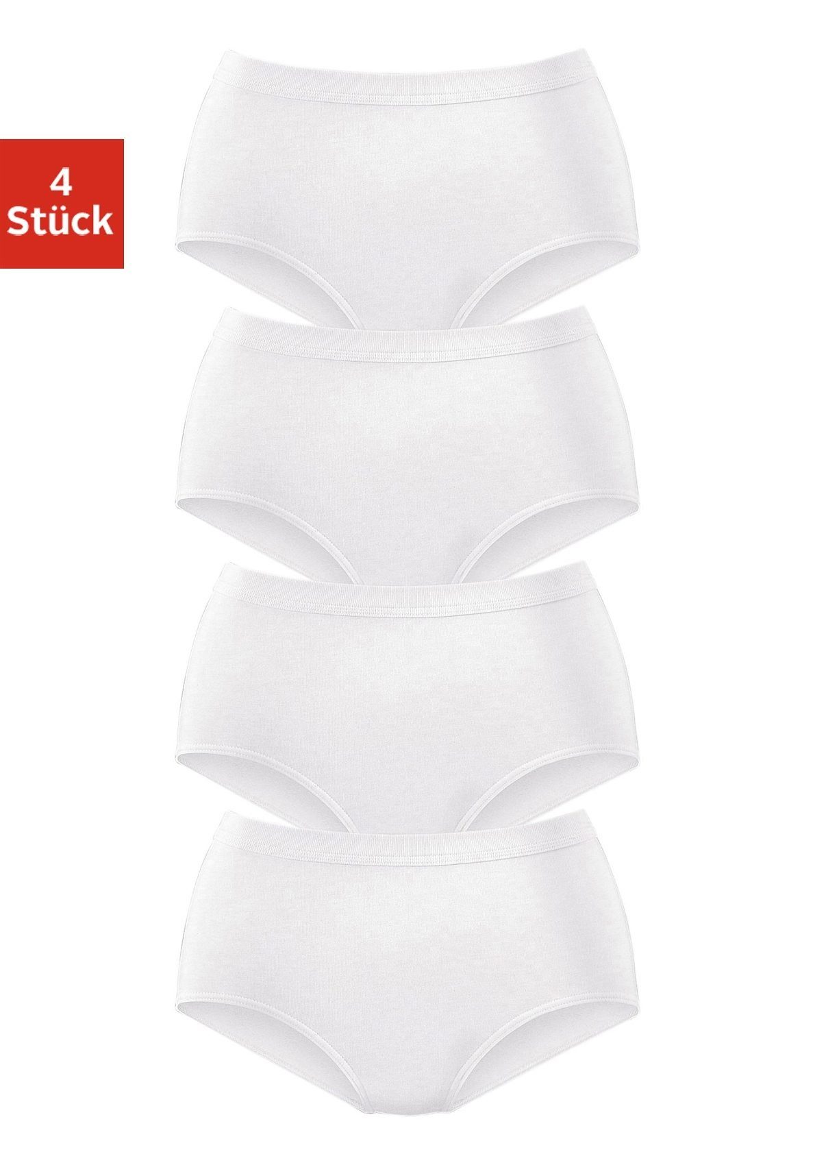 Petite fleur Tailleslip elastische katoenkwaliteit (4 stuks, Set van 4)