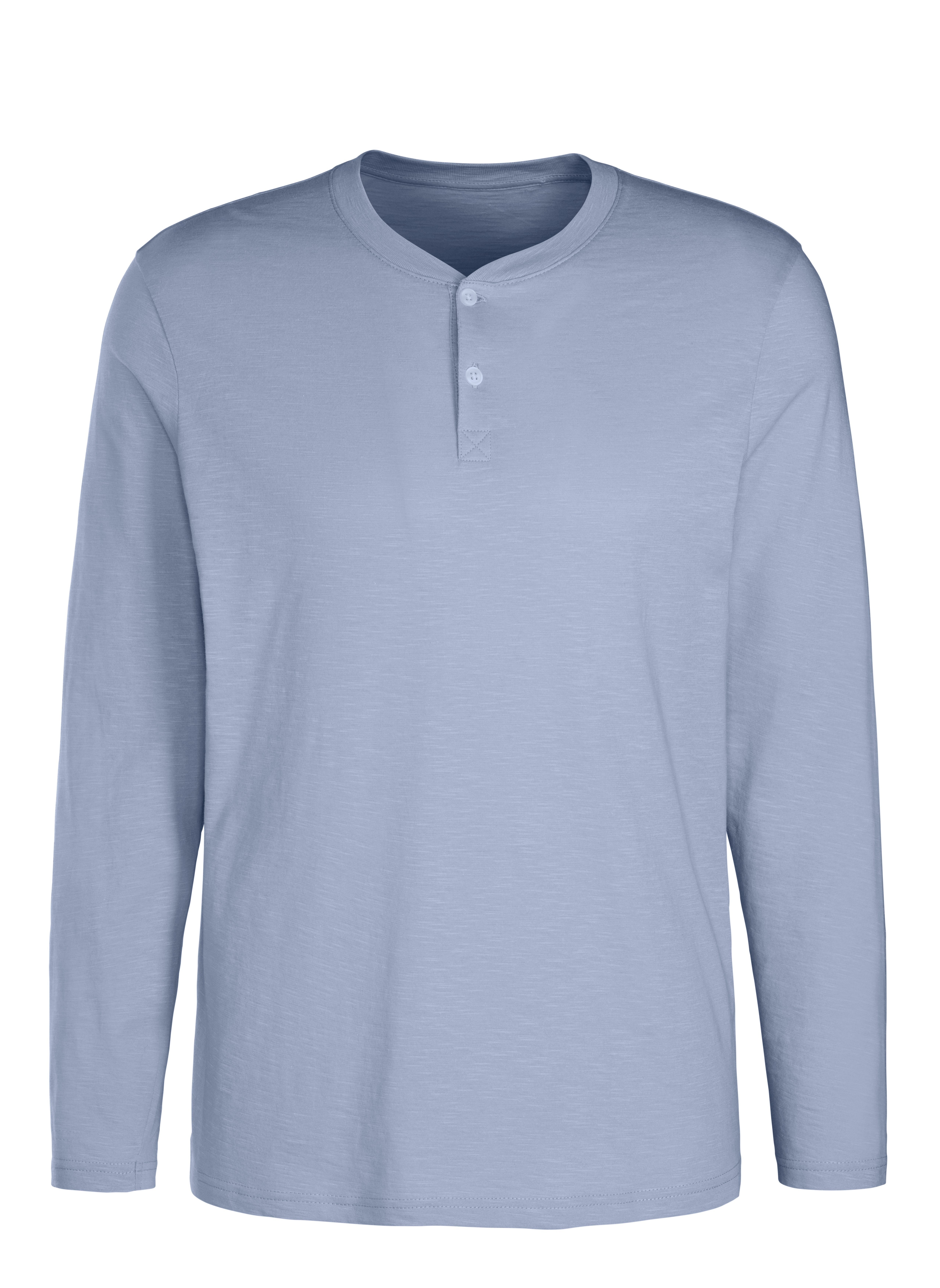 H.I.S Shirt met lange mouwen Shirt met knoopsluiting van gestructureerde katoenkwaliteit (set, 2-delig)