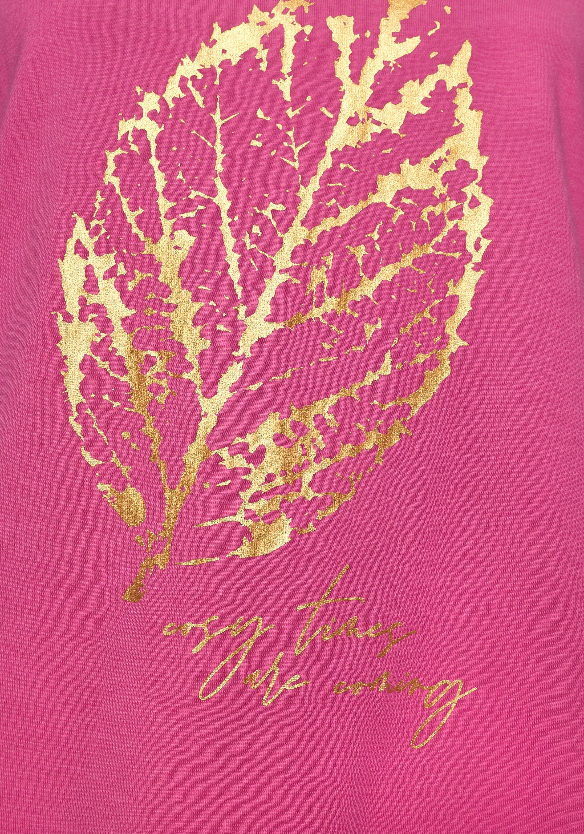 Lascana Pyjama top met folieprint