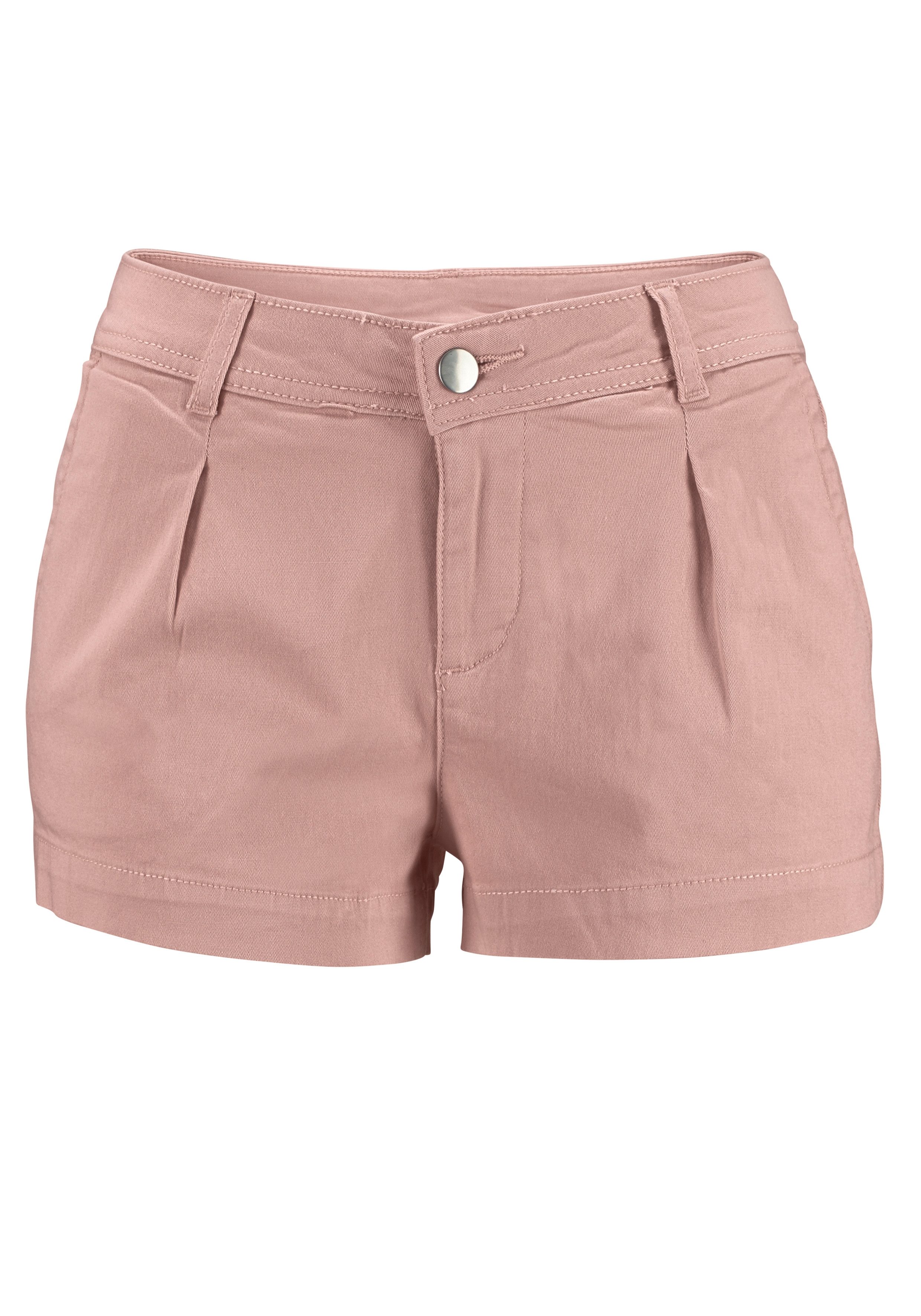 Lascana Short van stretchkatoen met zakken, korte broek, casual look