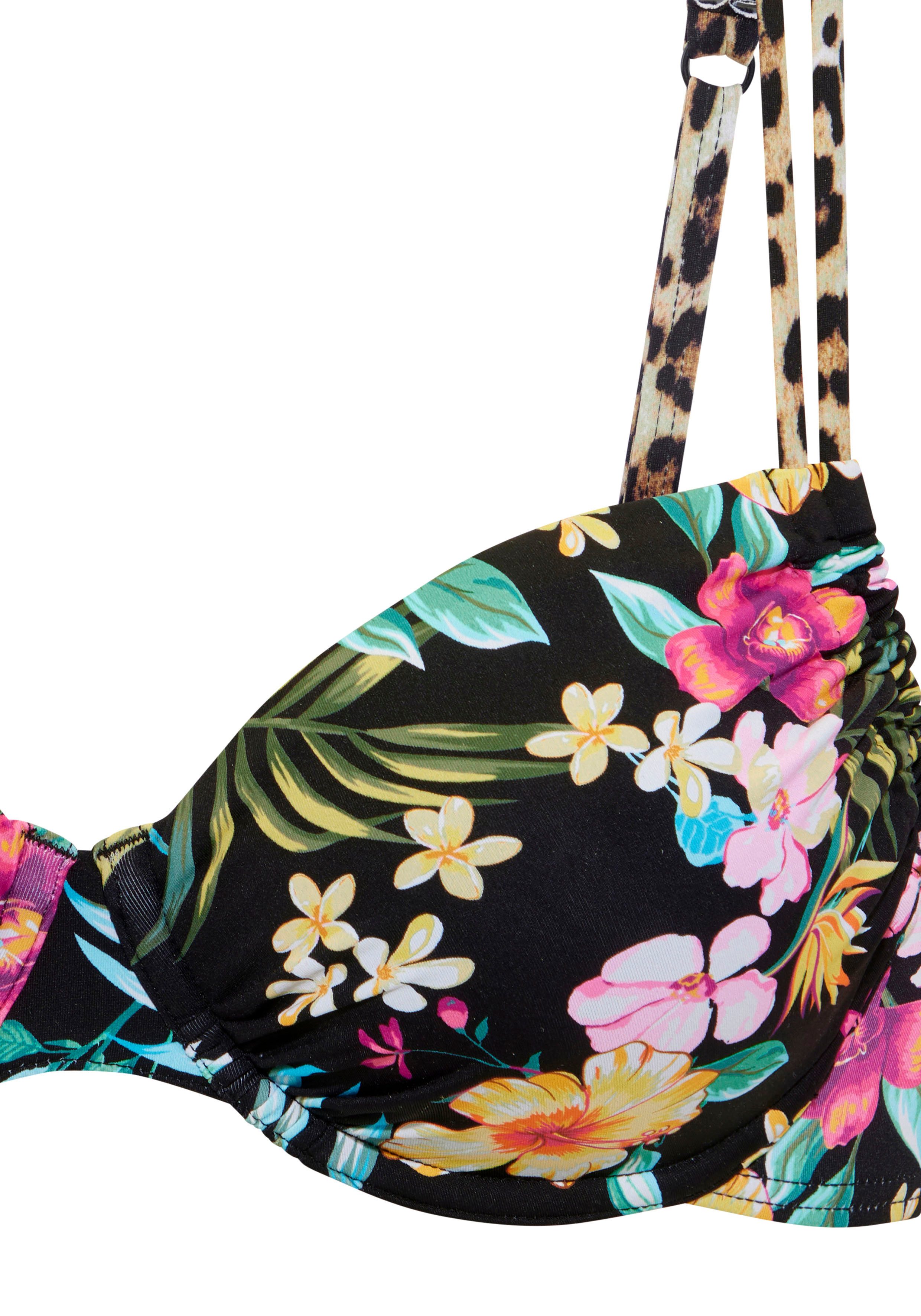 Buffalo Beugelbikinitop Simba in de trendy print