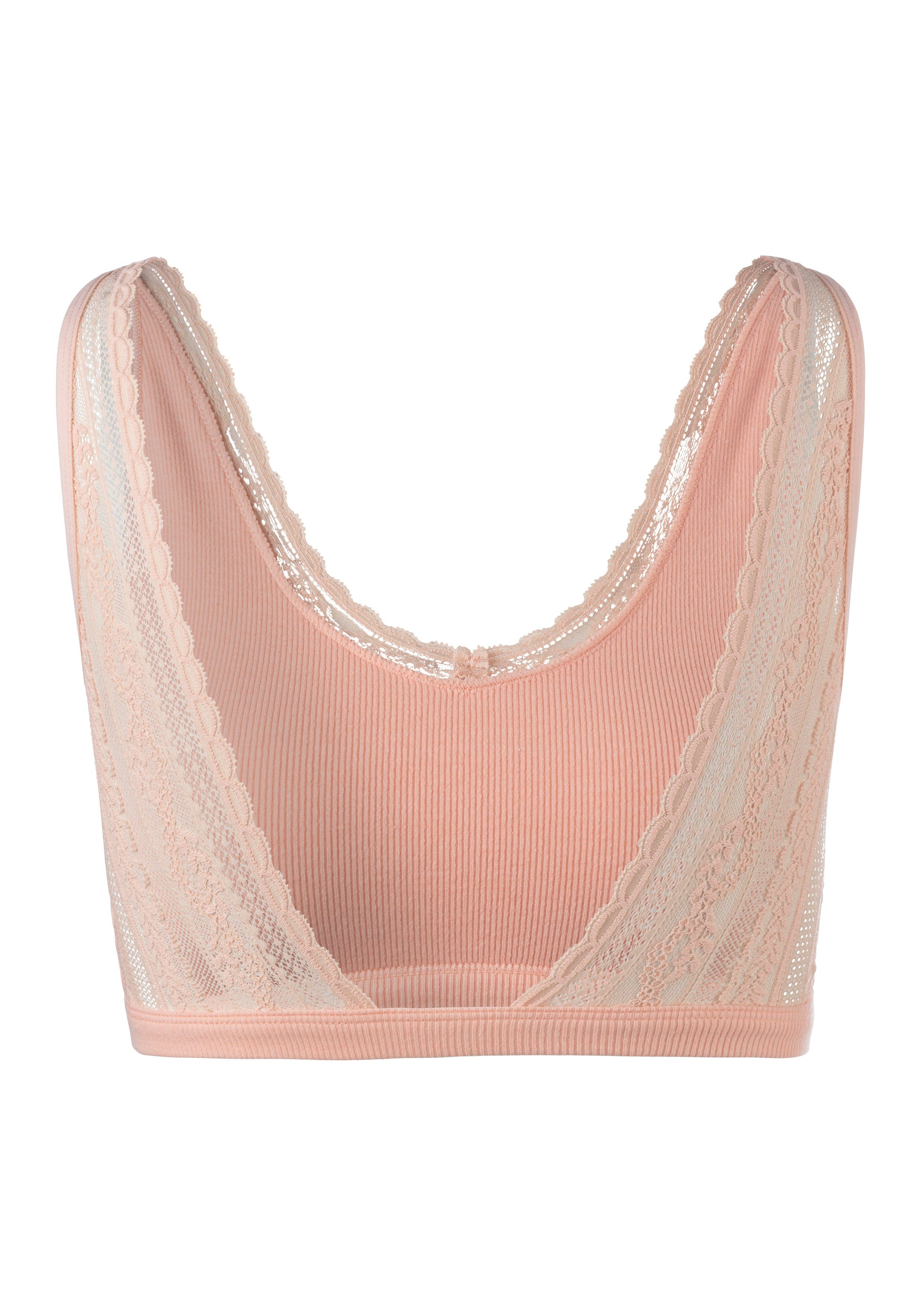 s.Oliver RED LABEL Beachwear Bustier van fijne kant