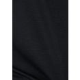 lascana jumpsuit met vlechtdetail zwart