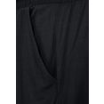 lascana jumpsuit met vlechtdetail zwart
