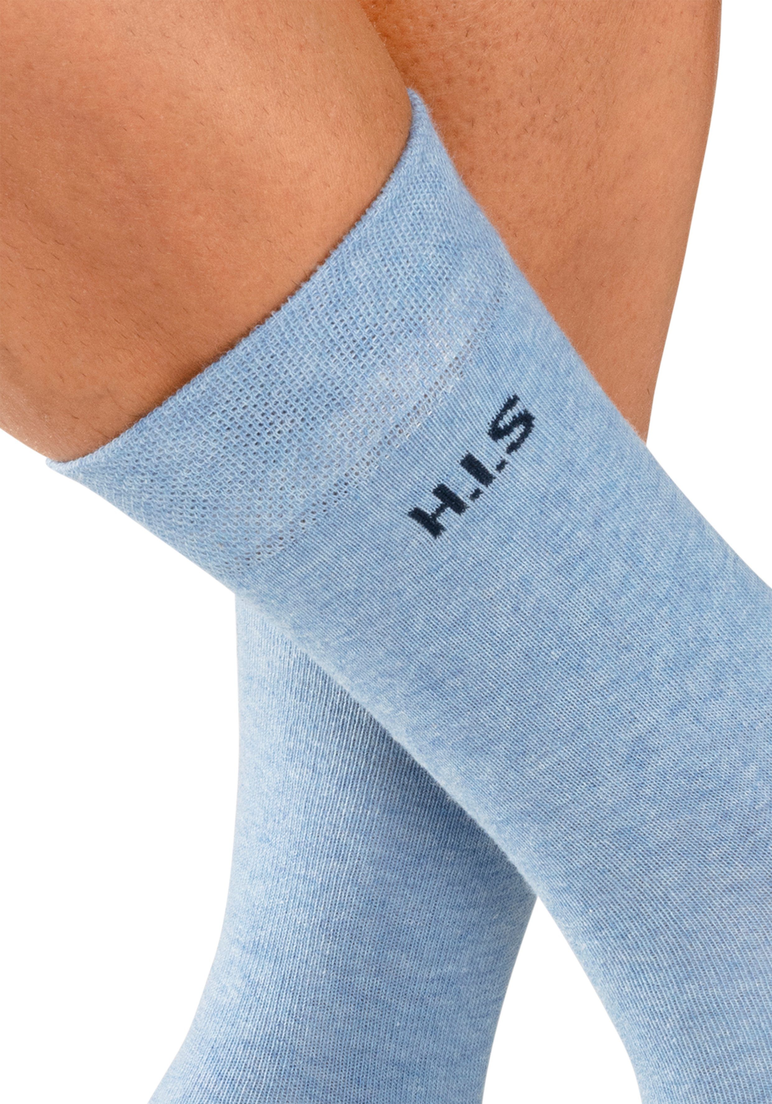 H.I.S Sokken met knelvrije boord (set, 4 paar)