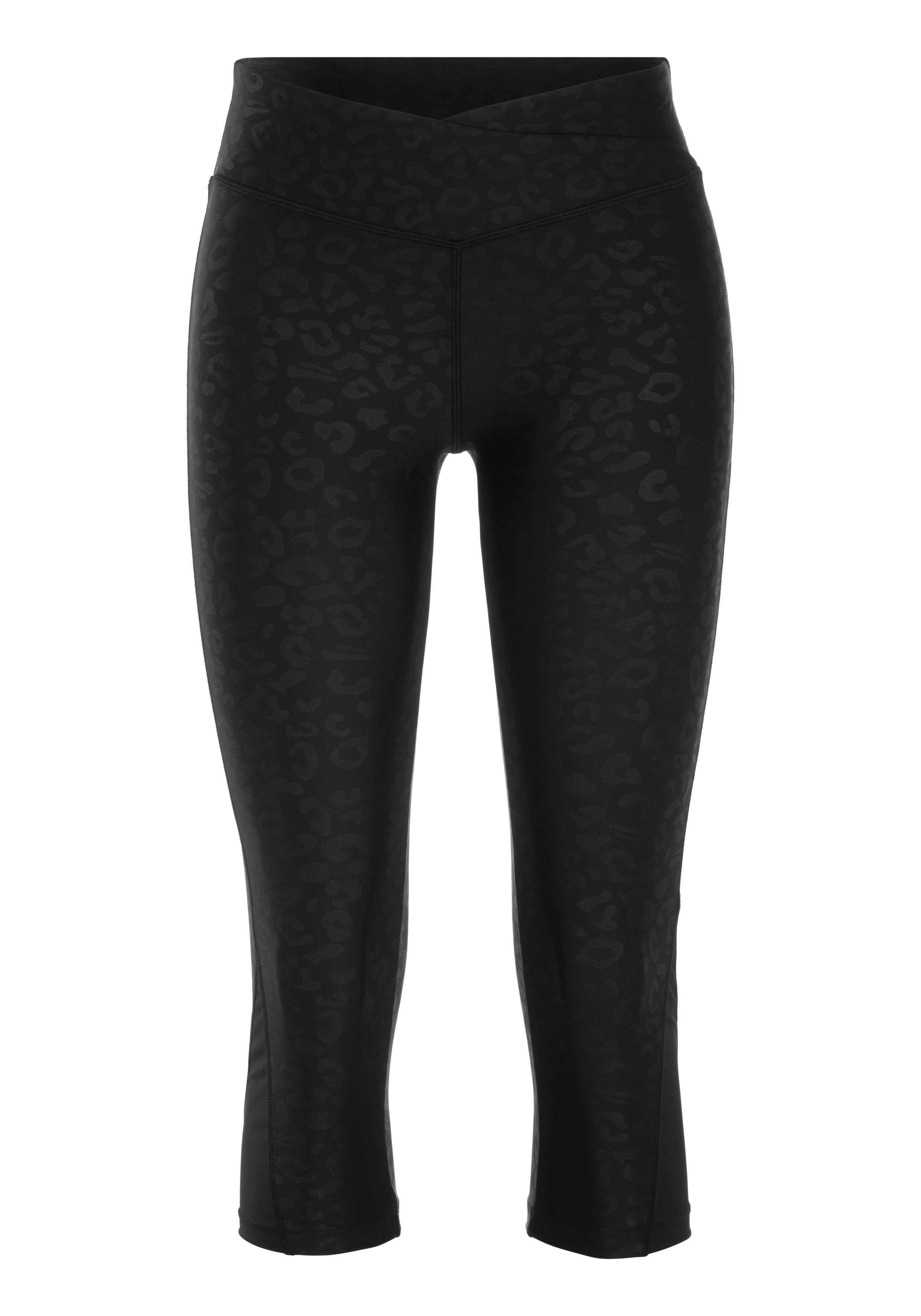 active by Lascana Caprilegging Sportbroek in allover leeuwprint