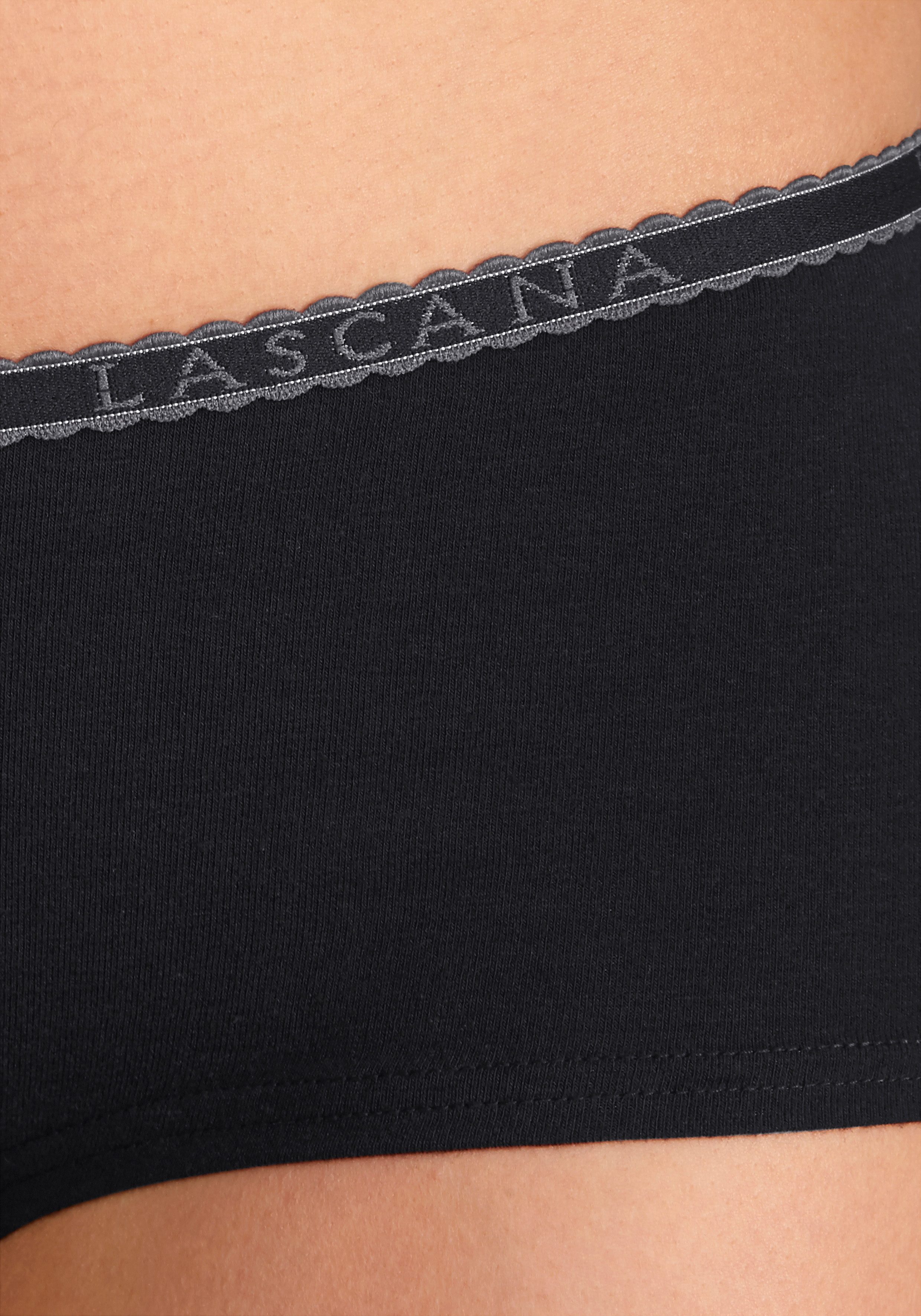 Lascana Hipster elastische katoenkwaliteit (4 stuks, Set van 4)