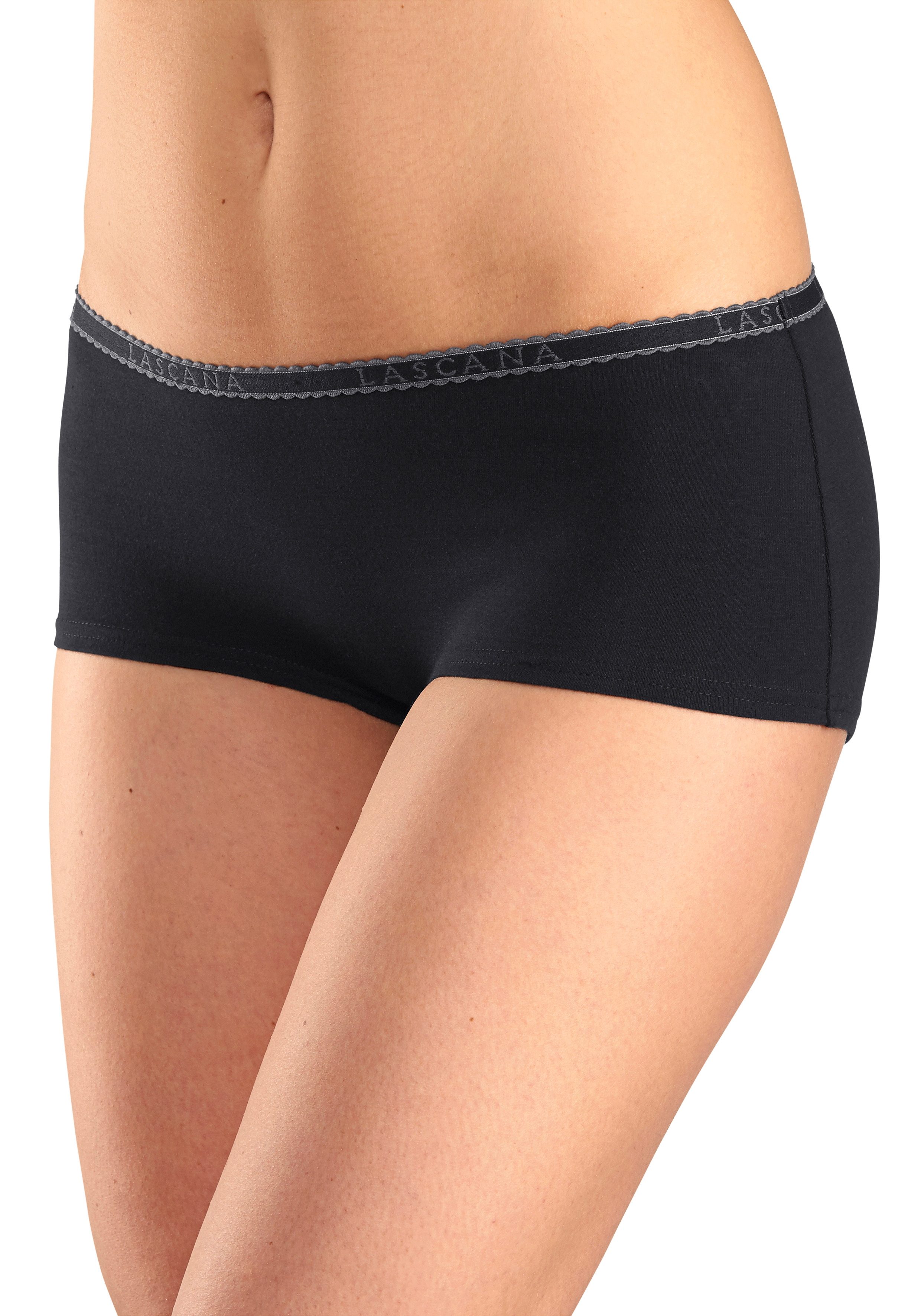 Lascana Hipster elastische katoenkwaliteit (4 stuks, Set van 4)