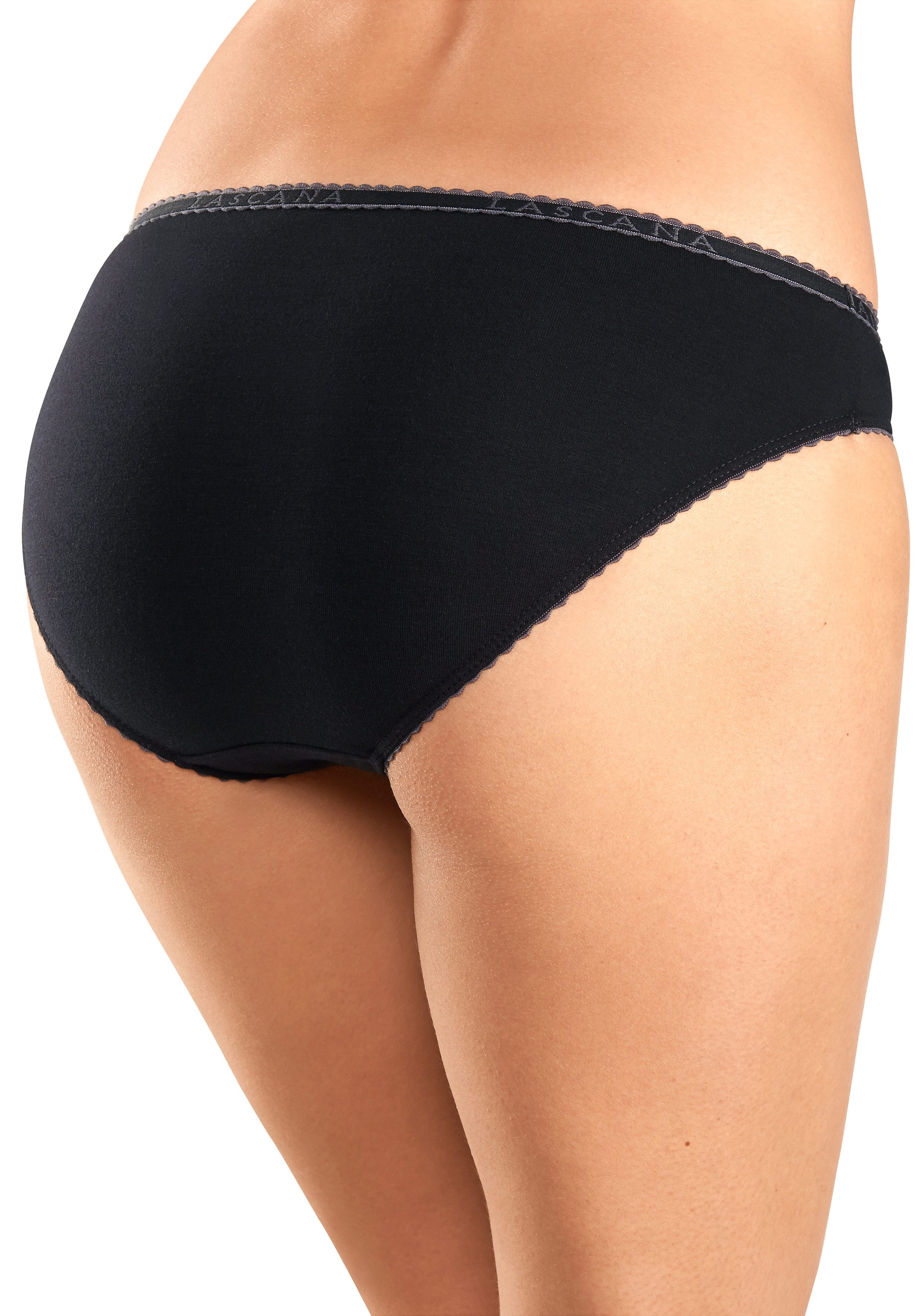 Lascana Slip elastische katoenkwaliteit (4 stuks, Set van 4)