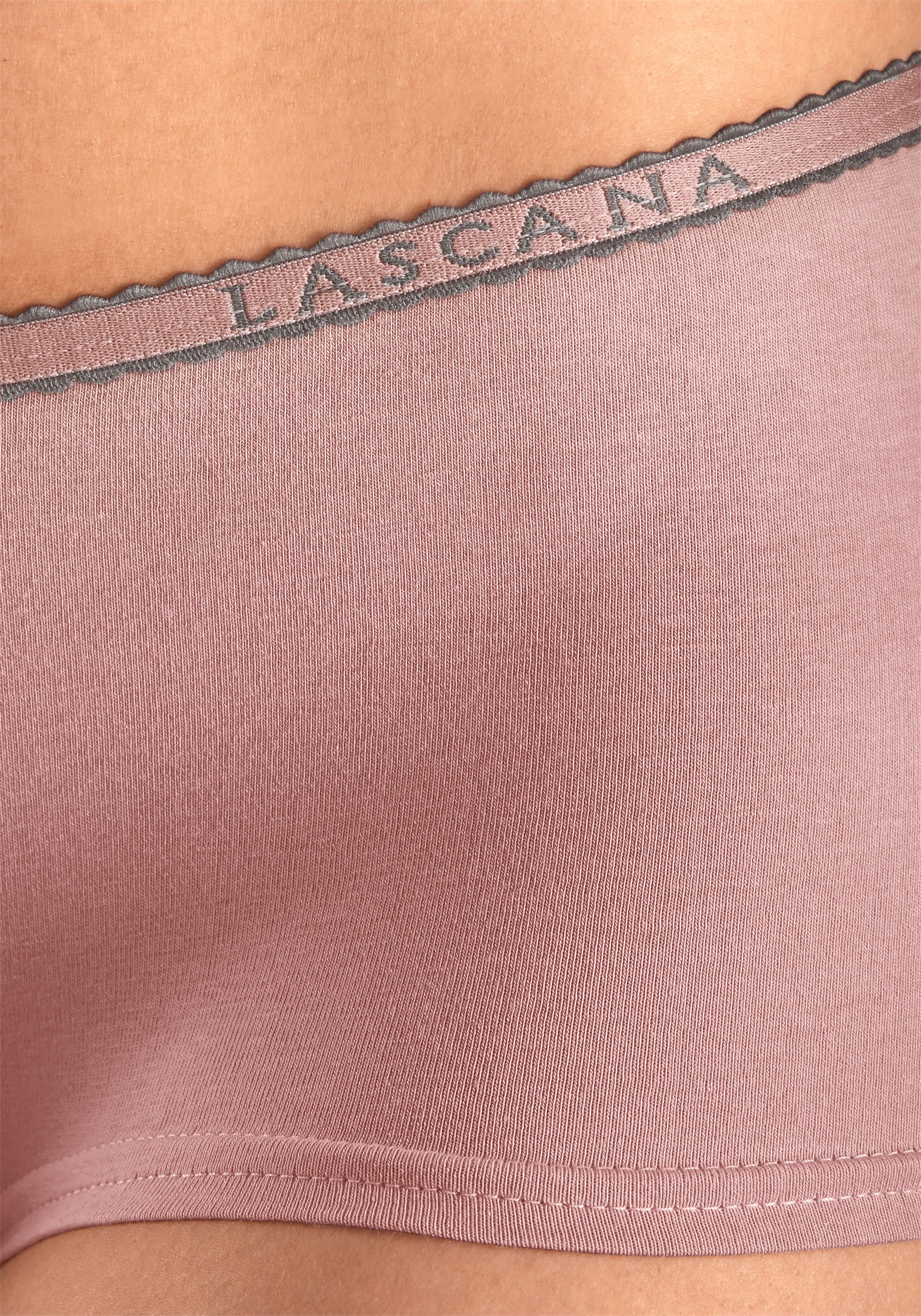 Lascana Hipster elastische katoenkwaliteit (4 stuks, Set van 4)
