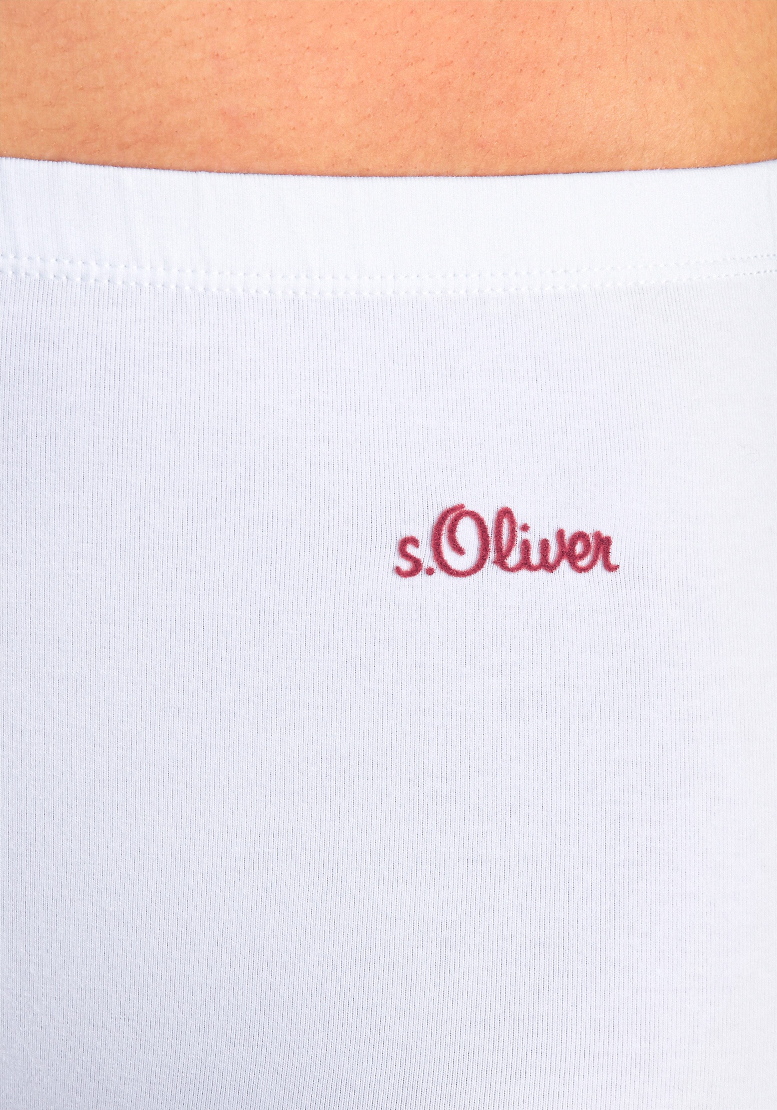 s.Oliver RED LABEL Beachwear Hipster elastische katoenkwaliteit (3 stuks)