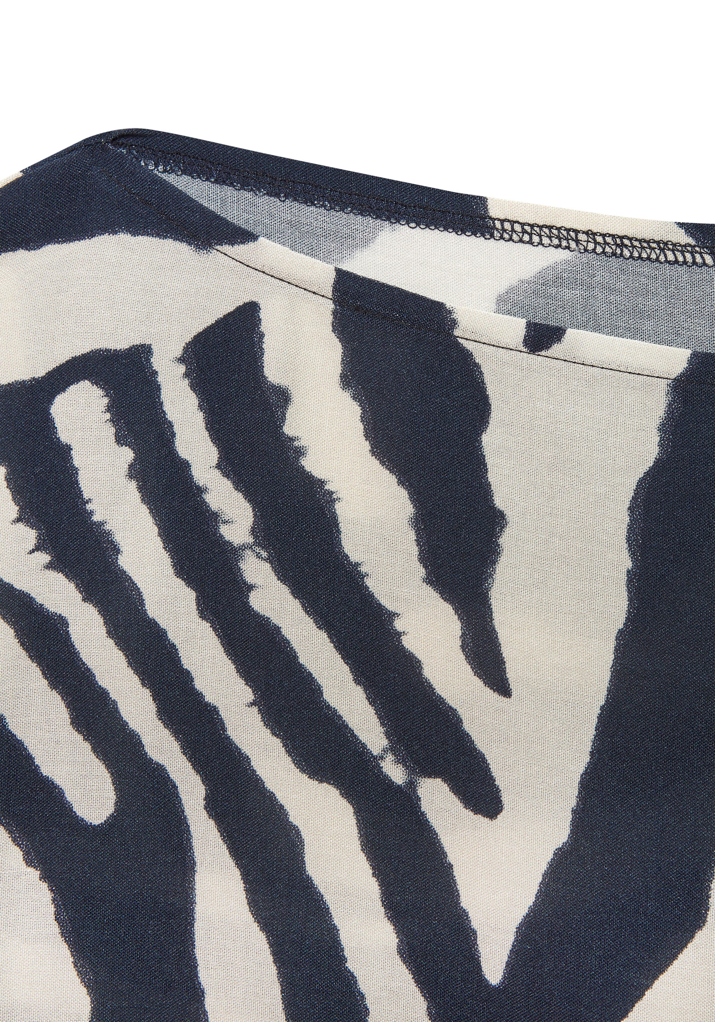Lascana Blouse zonder sluiting met dierenprint, damesblouse, modieus