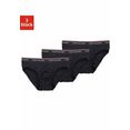 tommy hilfiger underwear slip premium essential met verschillende band (set, 3 stuks, set van 3) zwart