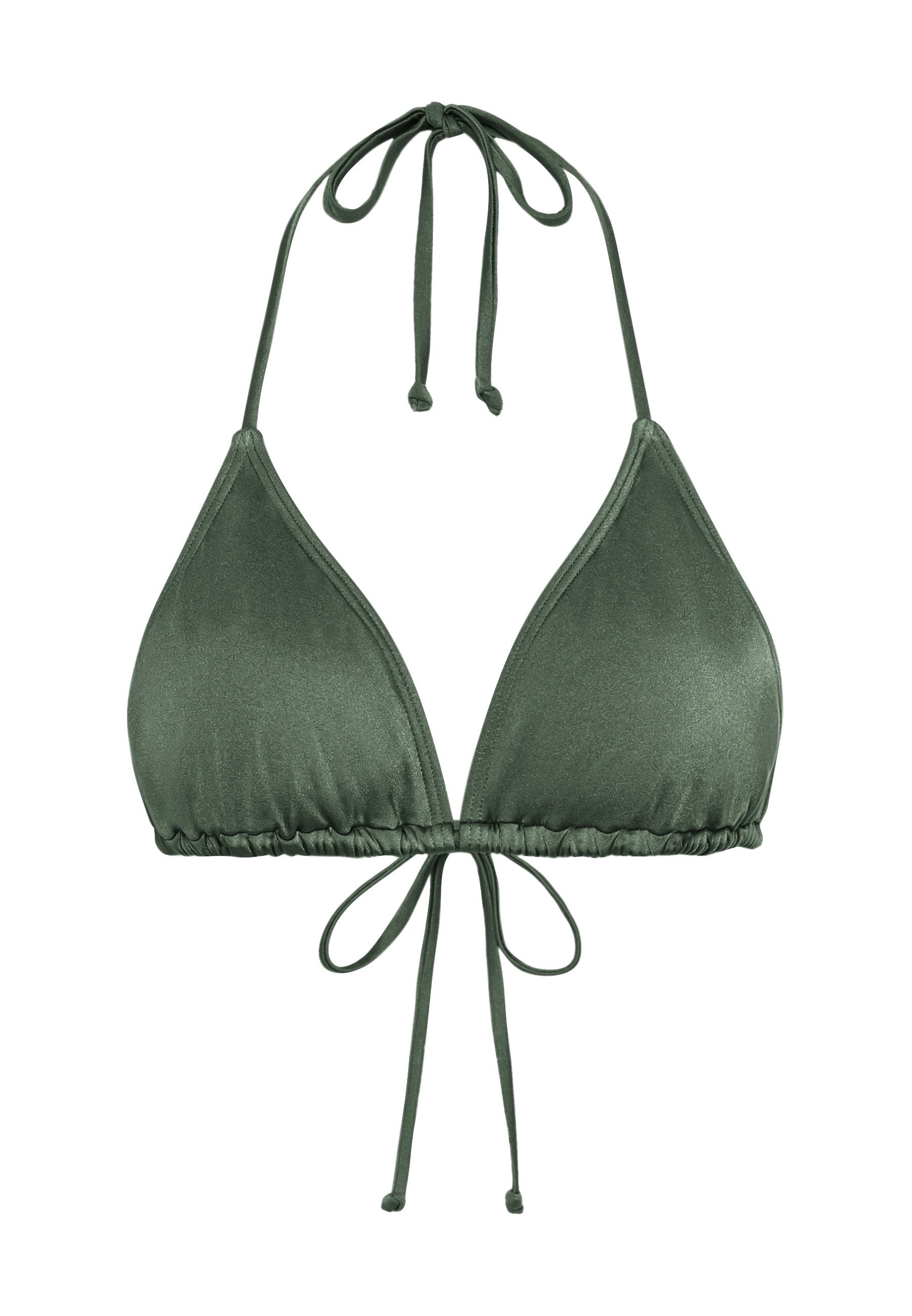 LSCN by LASCANA Triangel-bikinitop Nele met glanzende coating
