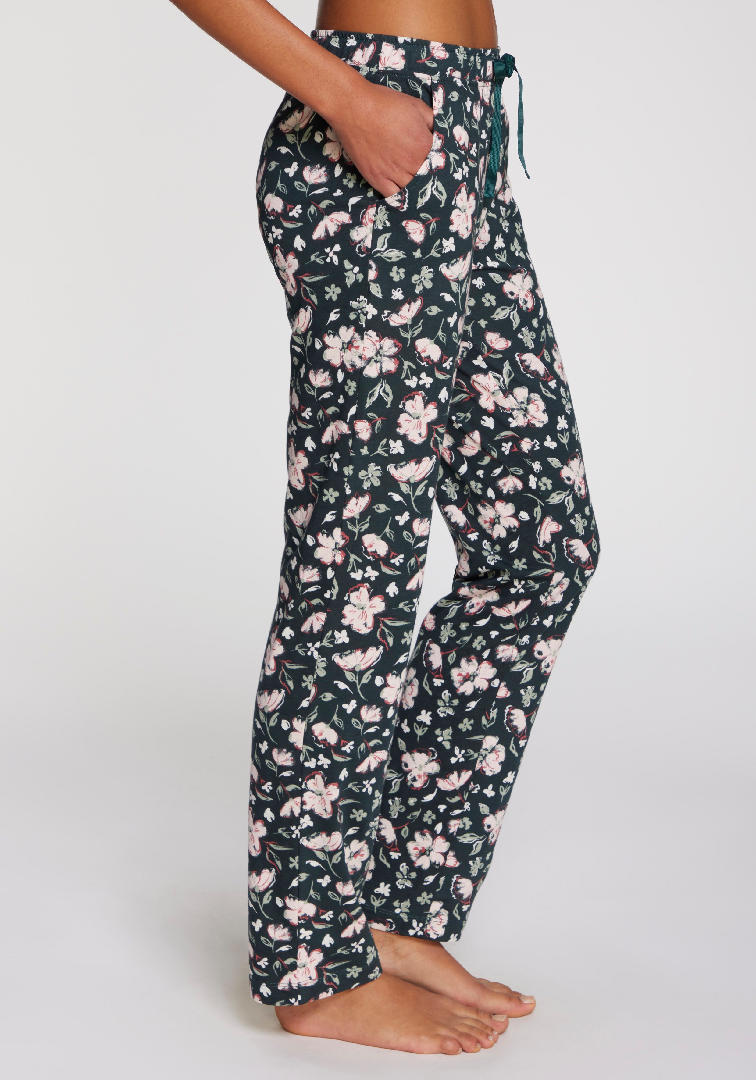 s.Oliver RED LABEL Beachwear Pyjamabroek Mooie alloverpatroon