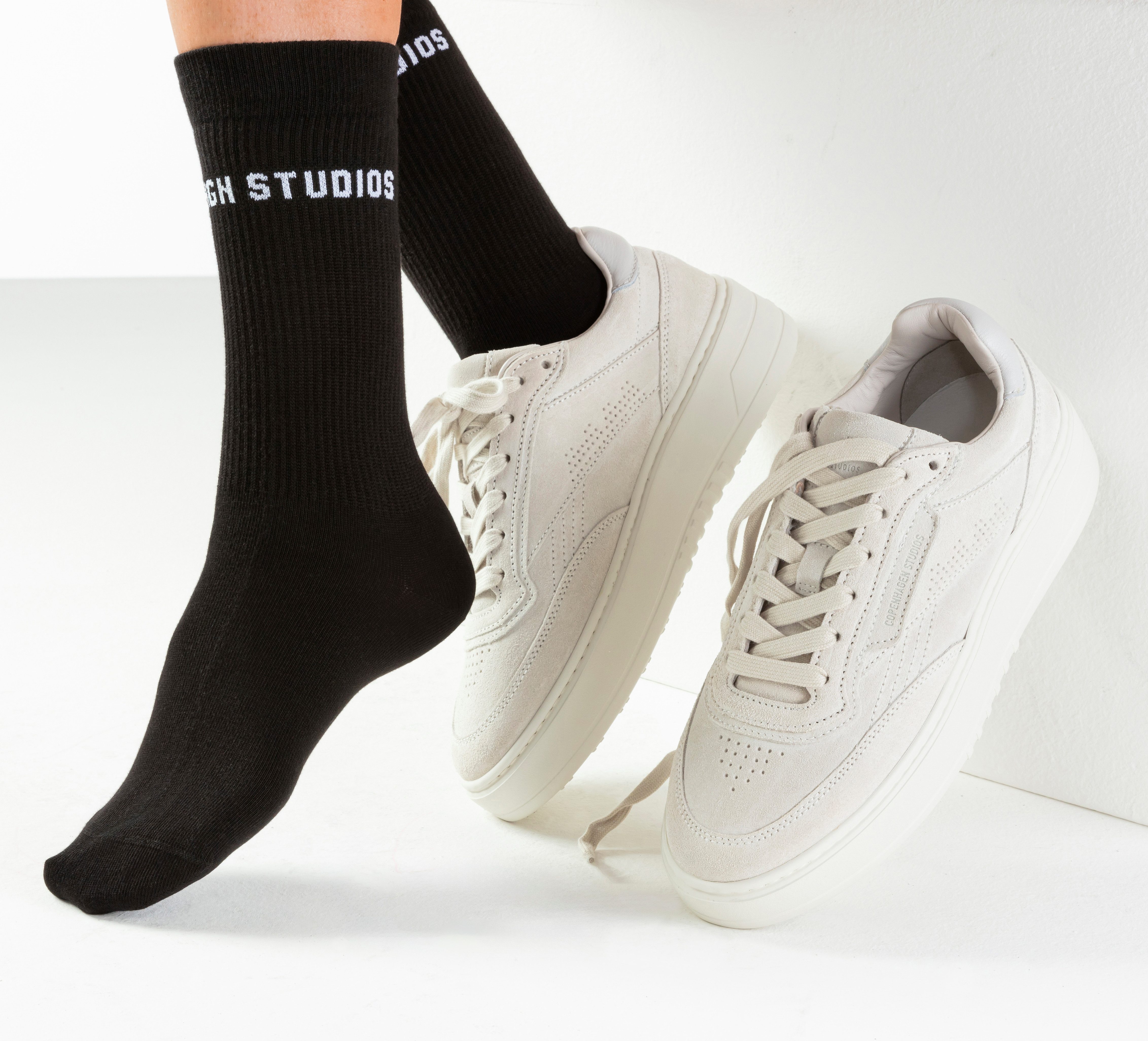 Copenhagen Studios Tennissokken zonder frotté (set, 2 paar)