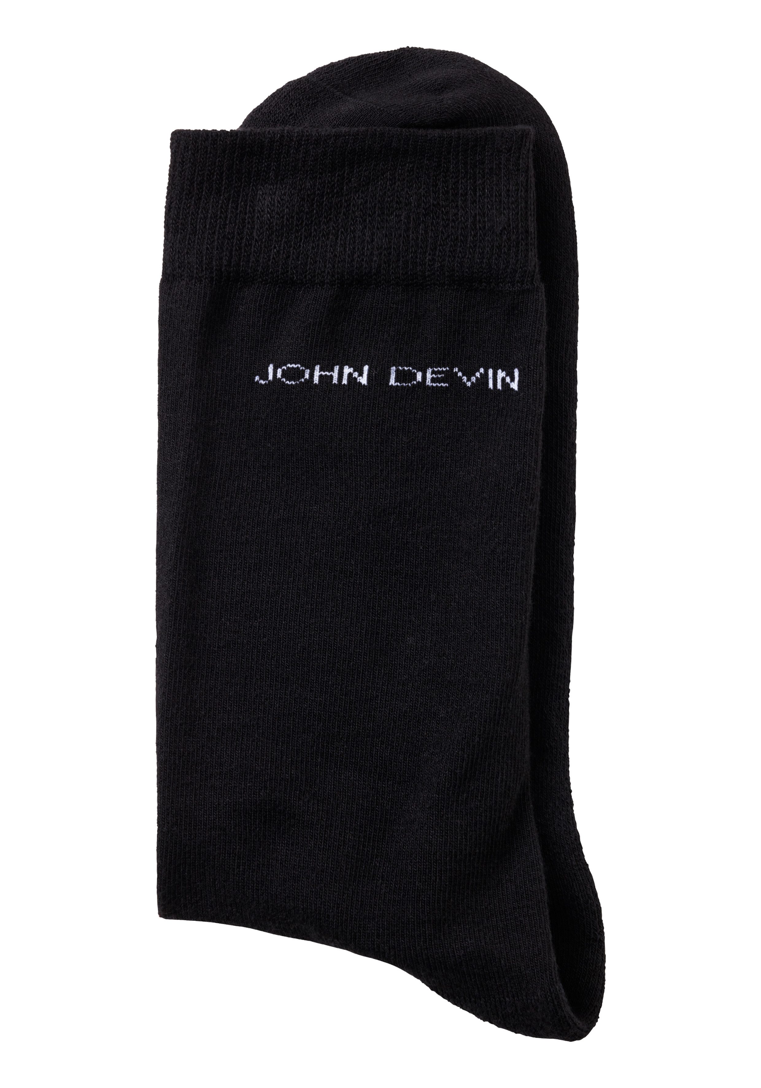 John Devin Basic sokken voor elke dag (set, 7 paar)