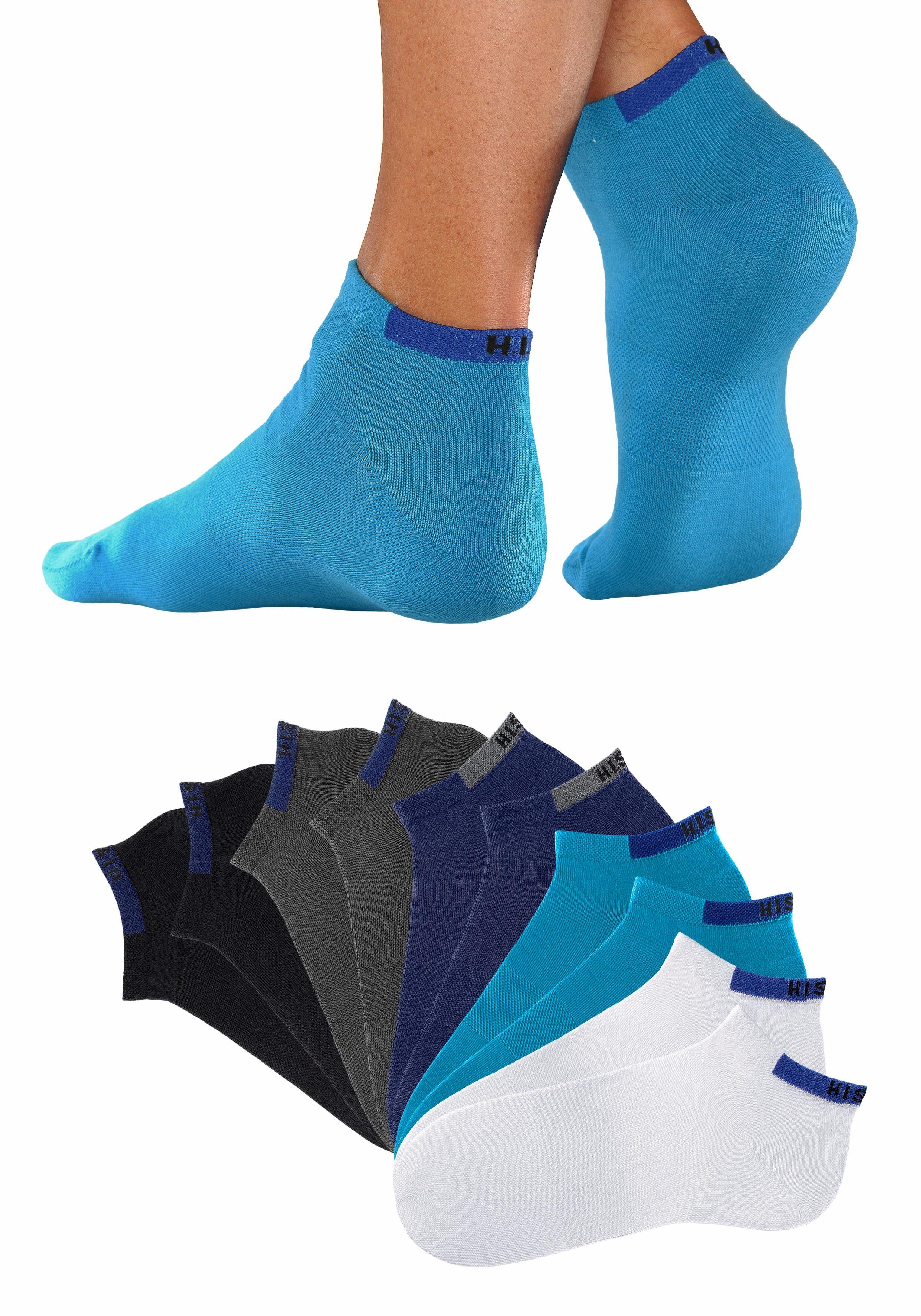 H.I.S Sneakersokken met versterkte belastingzones (set, 10 paar)