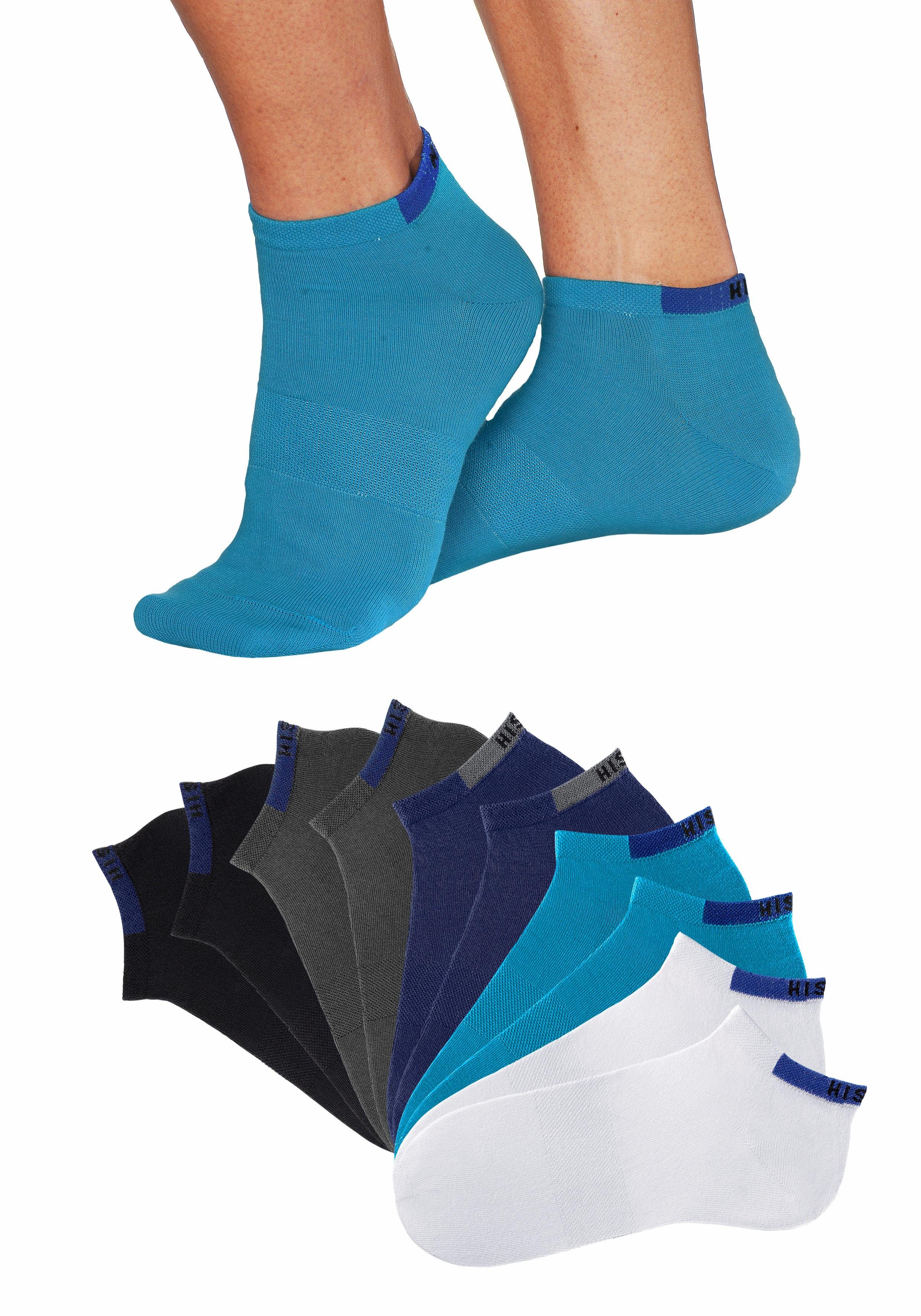 H.I.S Sneakersokken met versterkte belastingzones (set, 10 paar)