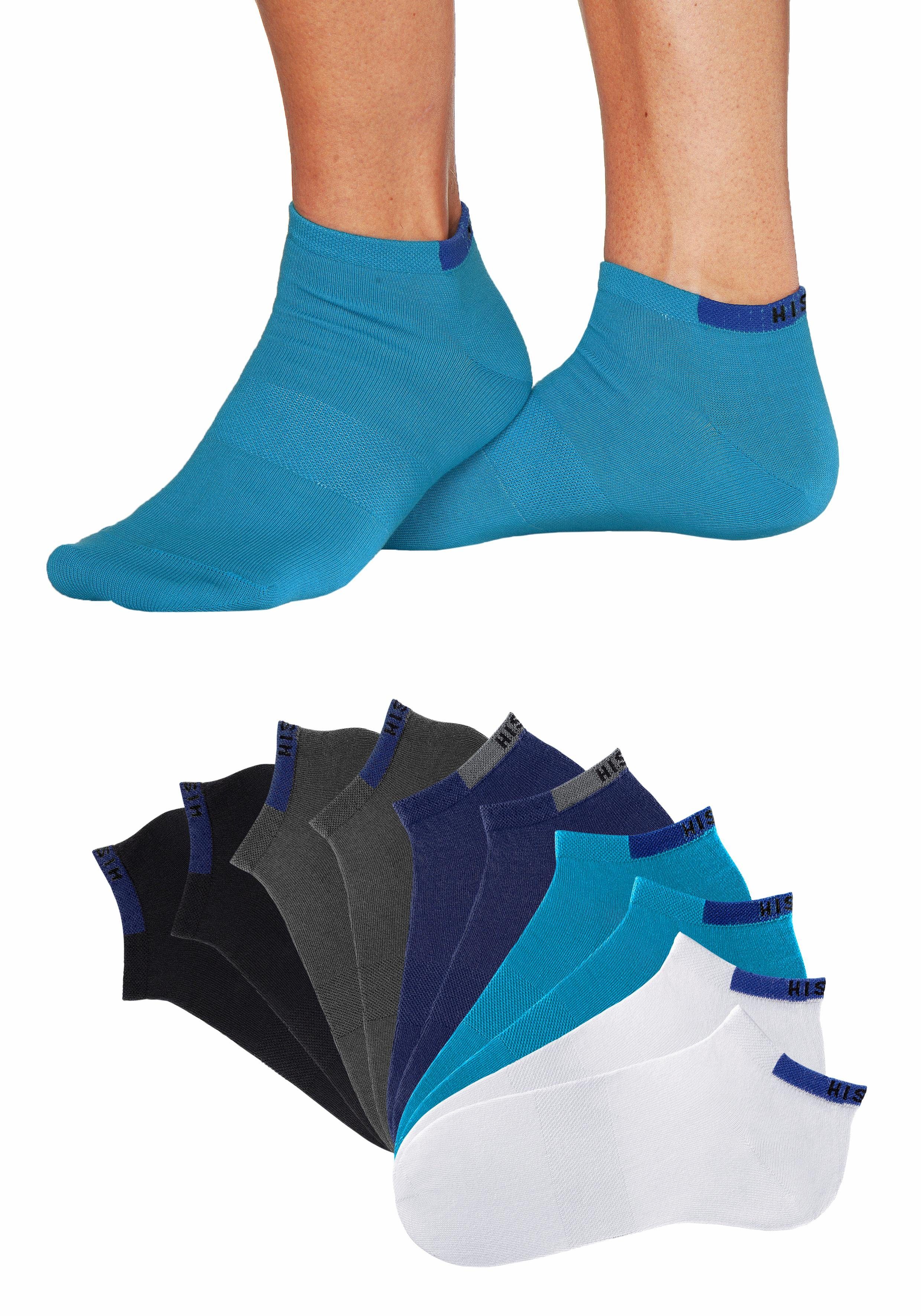 H.I.S Sneakersokken met versterkte belastingzones (set, 10 paar)